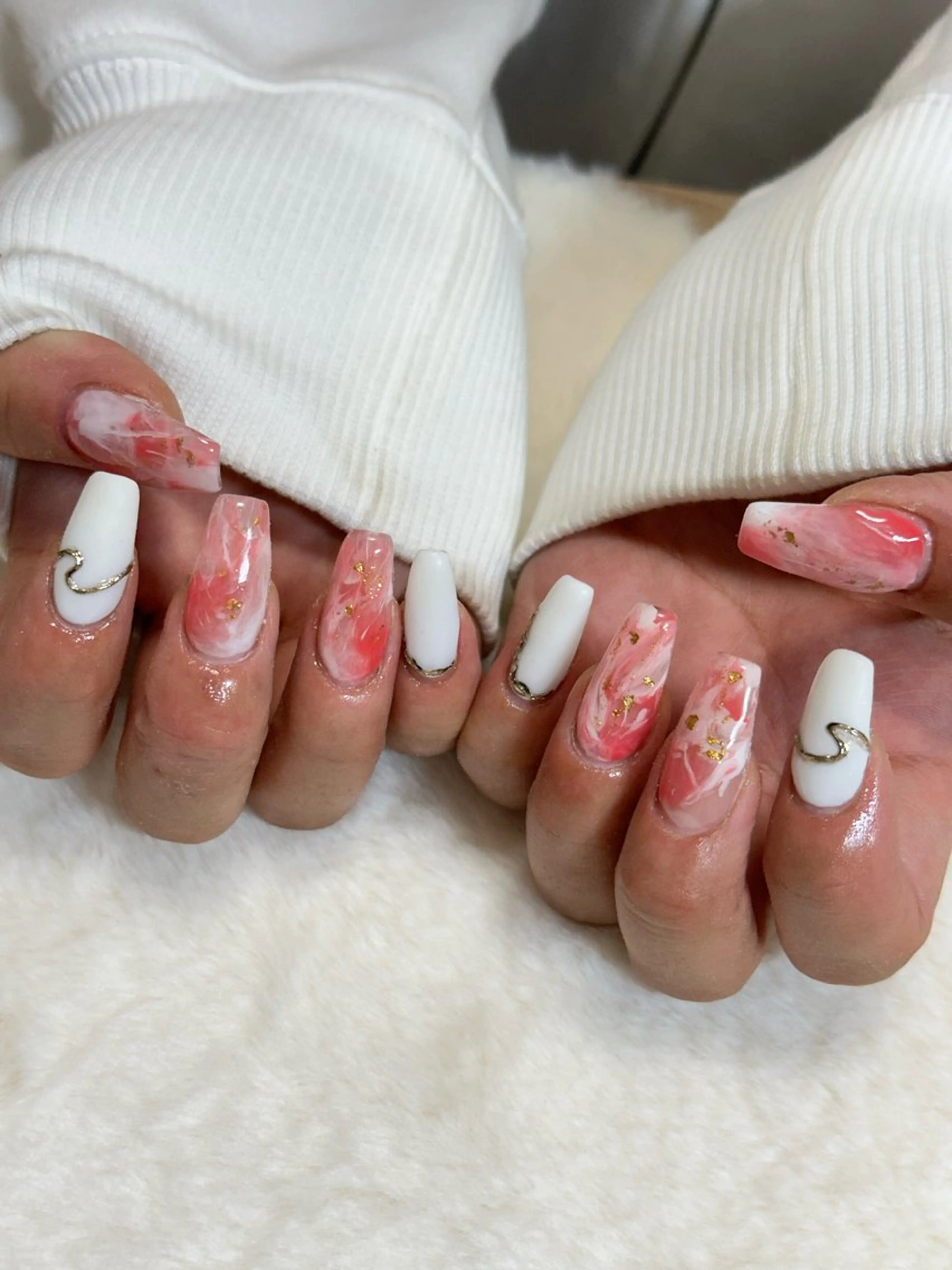 セミロング yuka ♡のネイルデザイン