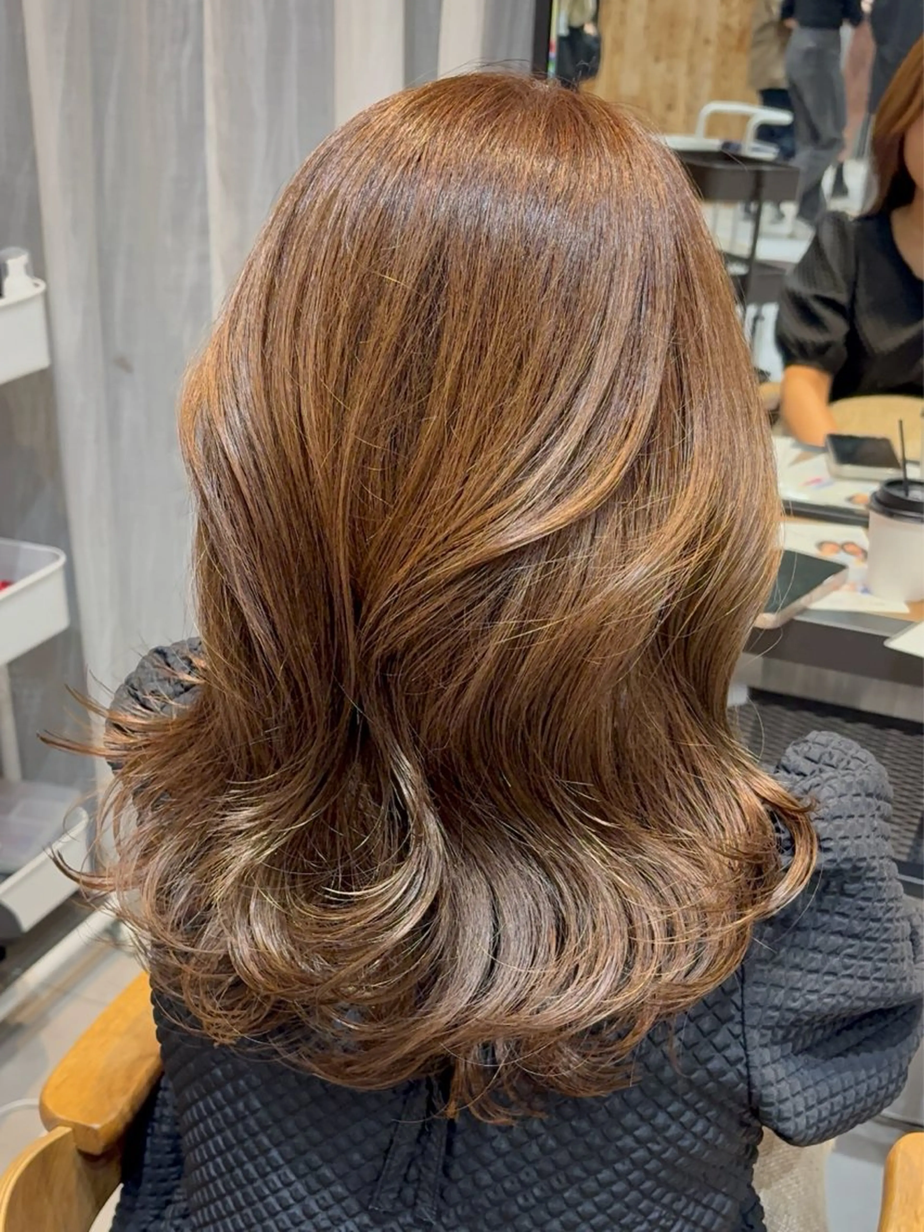 ミディアム カット ヘアカラー レイヤー特化✨/大阪 /似合わせ/もりちのヘアスタイル