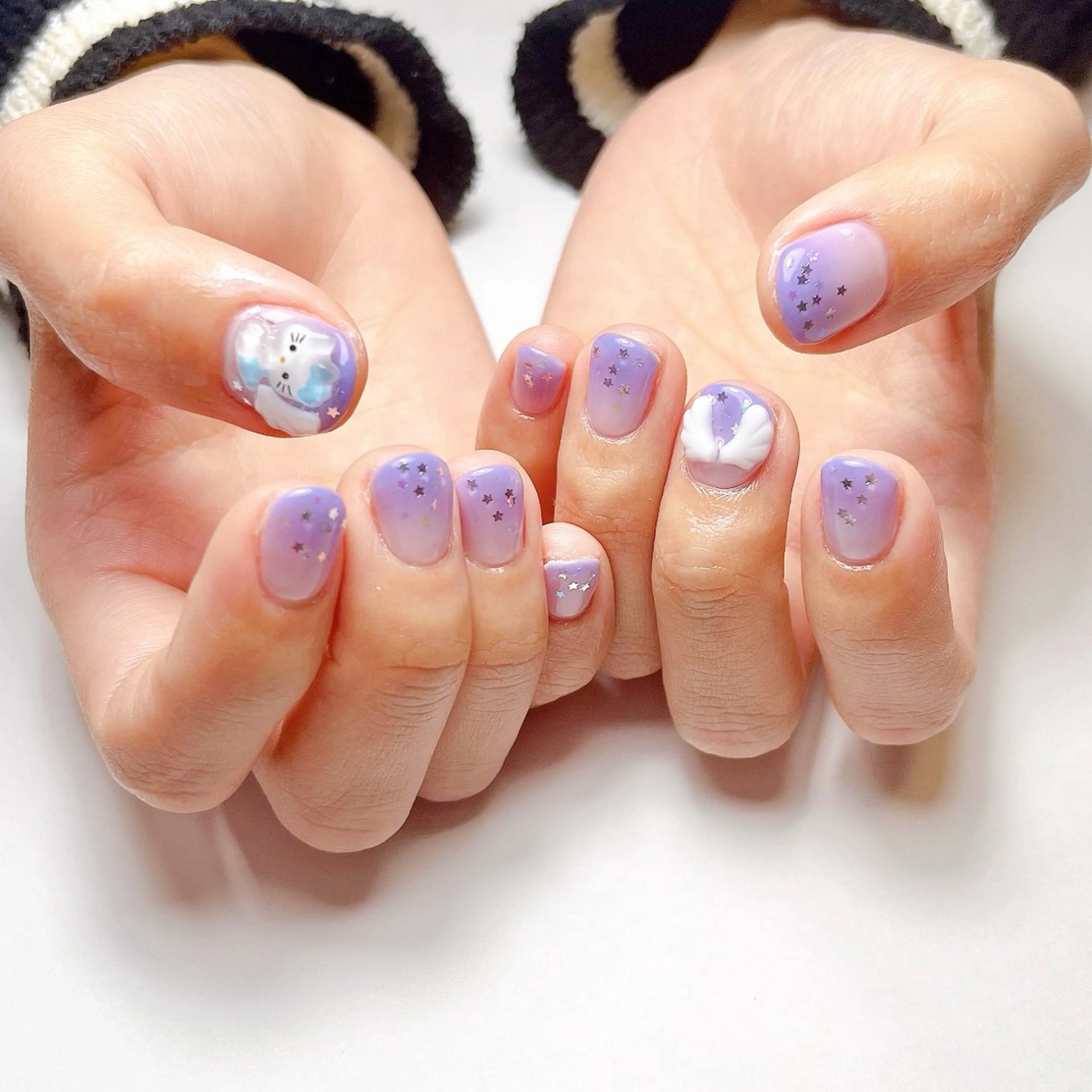 ネイル ジェルネイル ハンドネイル いちごパフェ ゆいのネイルデザイン