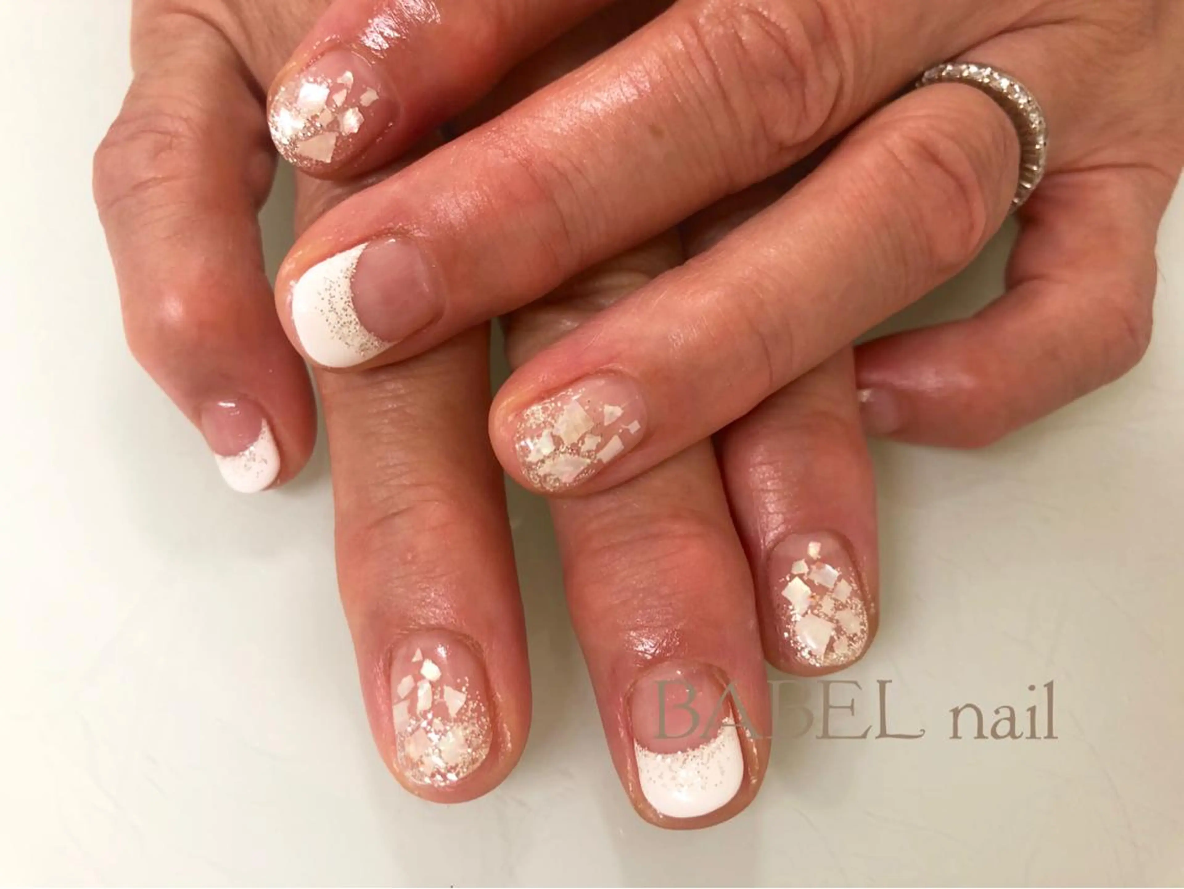 ネイル ハンドネイル BABELバベル所属・江戸川橋✨BABEL 【バベル】大人可愛いのネイルデザイン