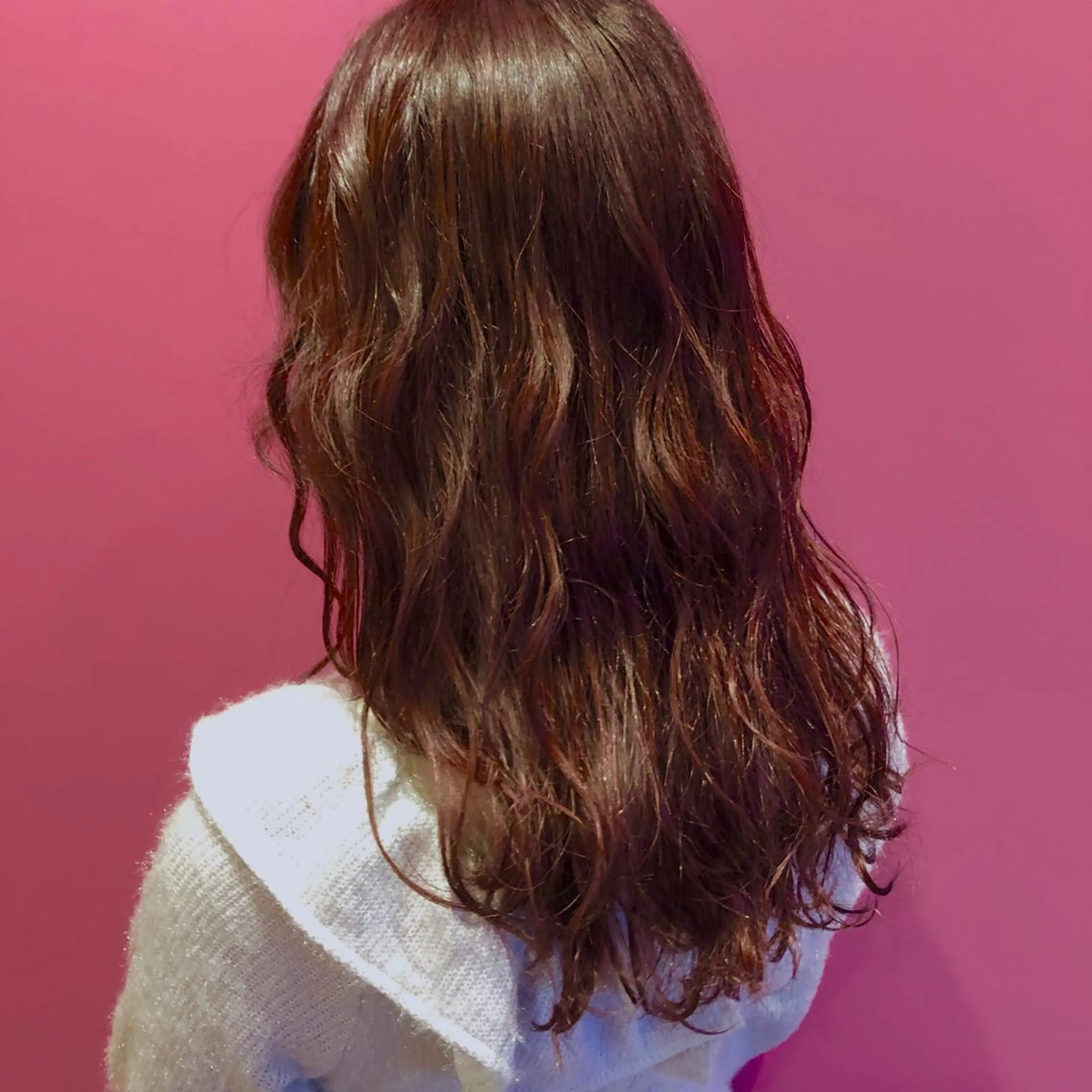 ロング カラー パーマ ピンクカラー カット ヘアカラー トリートメント ✨髪質改善縮毛矯正✨ 宇田川修平のエステ・リラクイメージ