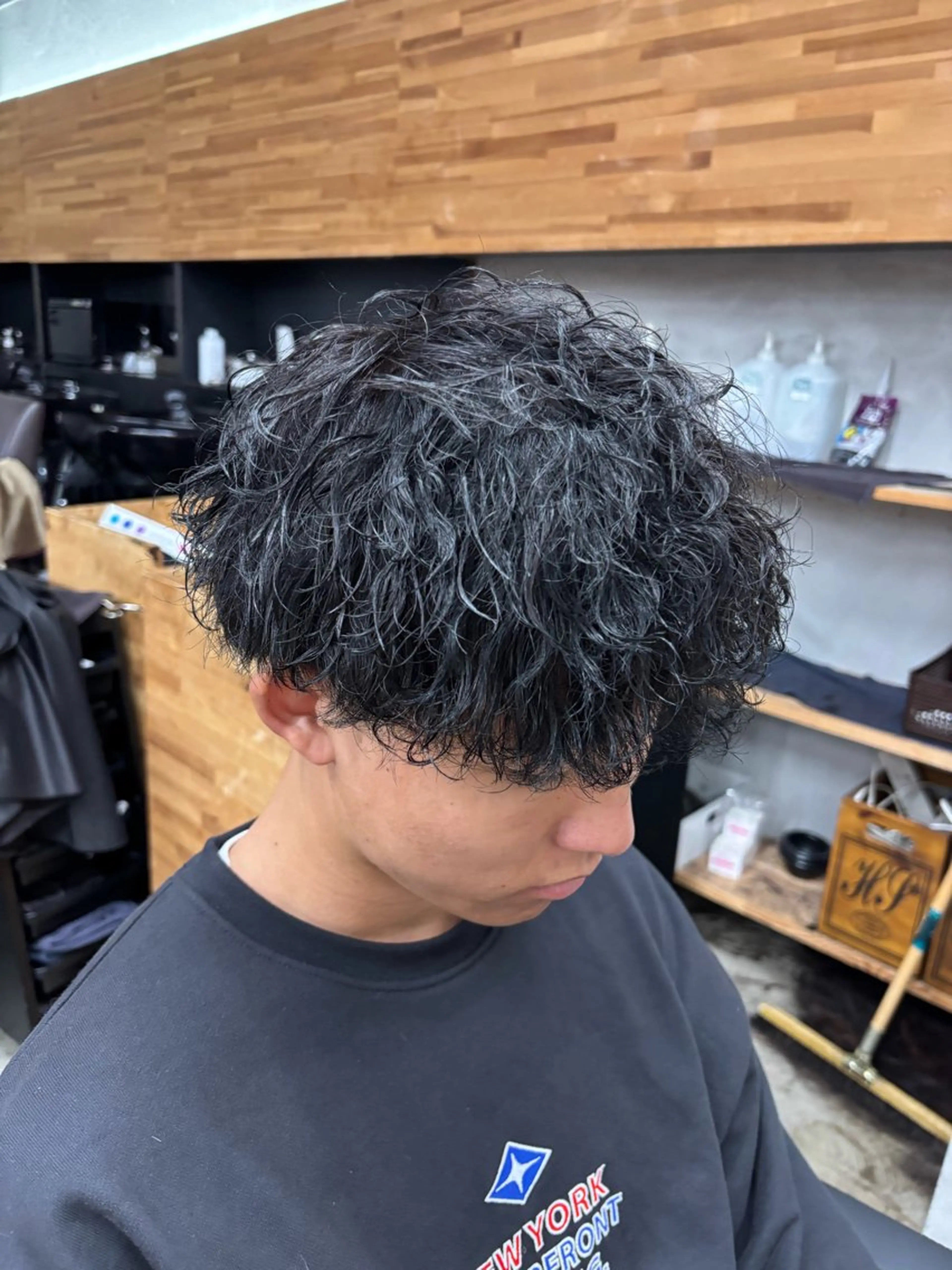 パーマ メンズ カット パーマ mono / Manatoのヘアスタイル