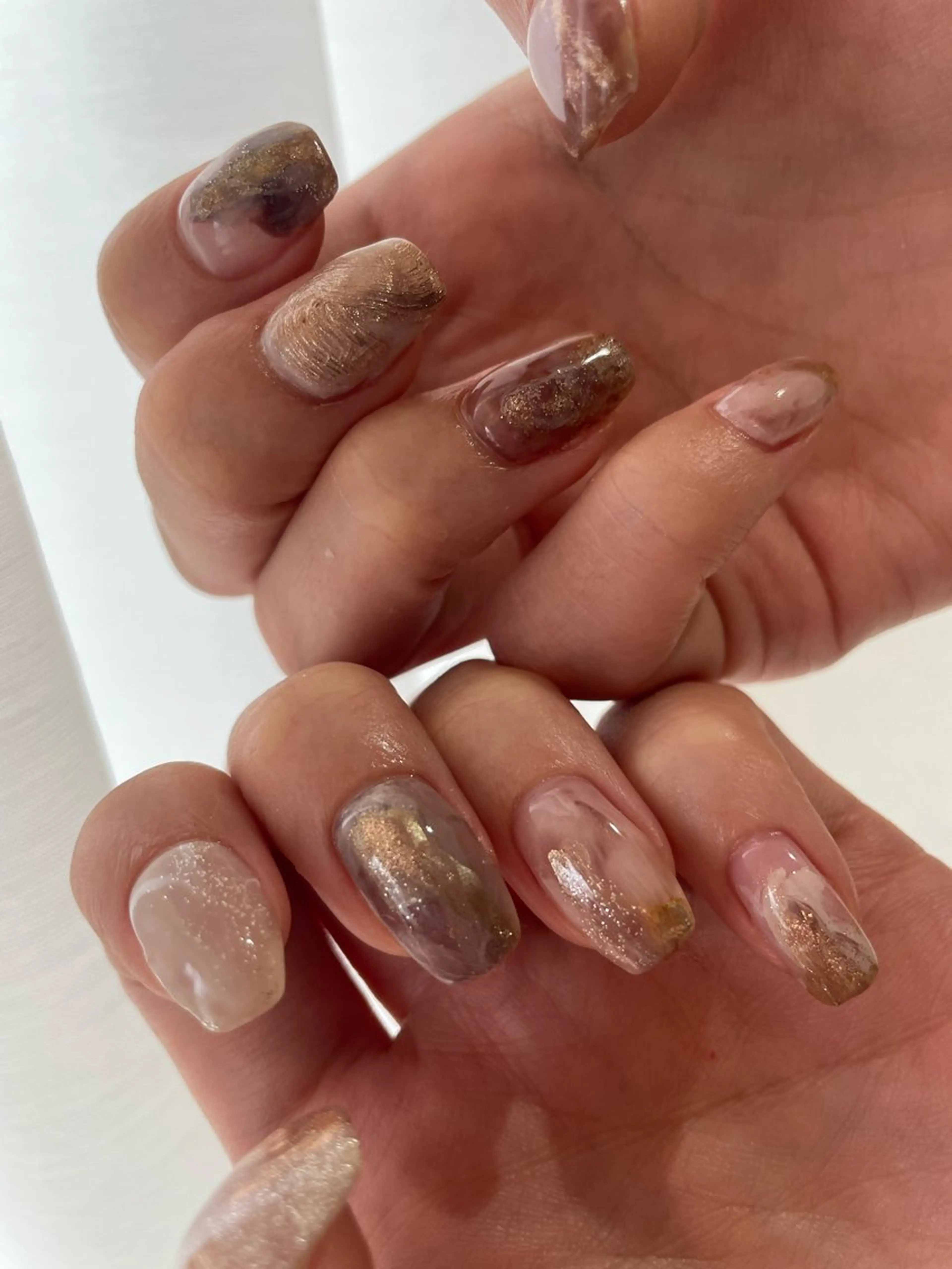 ネイル ニュアンスネイル ハンドネイル 【 Lea's 】 kaedeのネイルデザイン