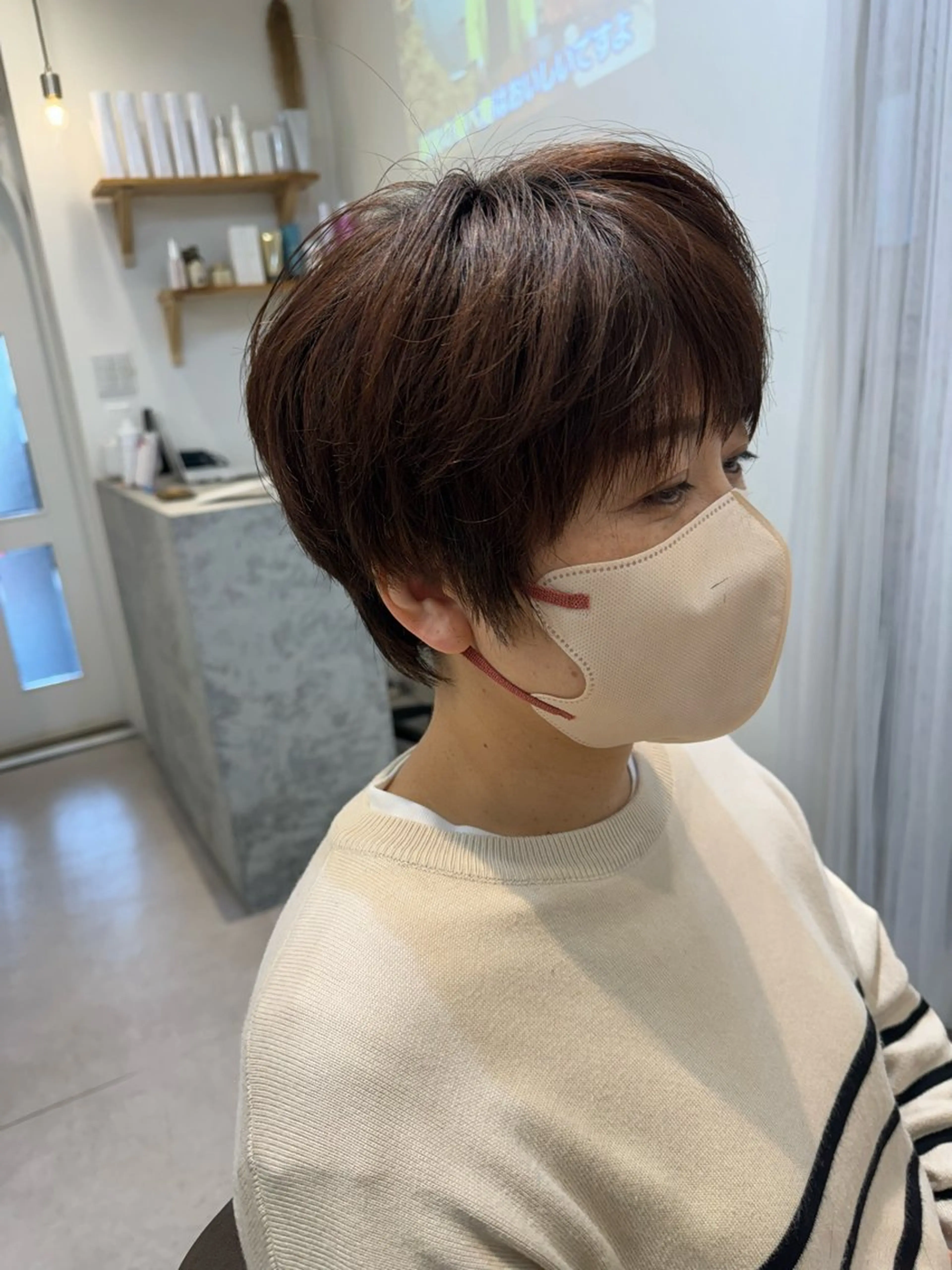 ショート ショートヘア カット ヘアカラー トリートメント Dxxxx III所属・女性目線の大人 メンズ*Ayakaのヘアスタイル