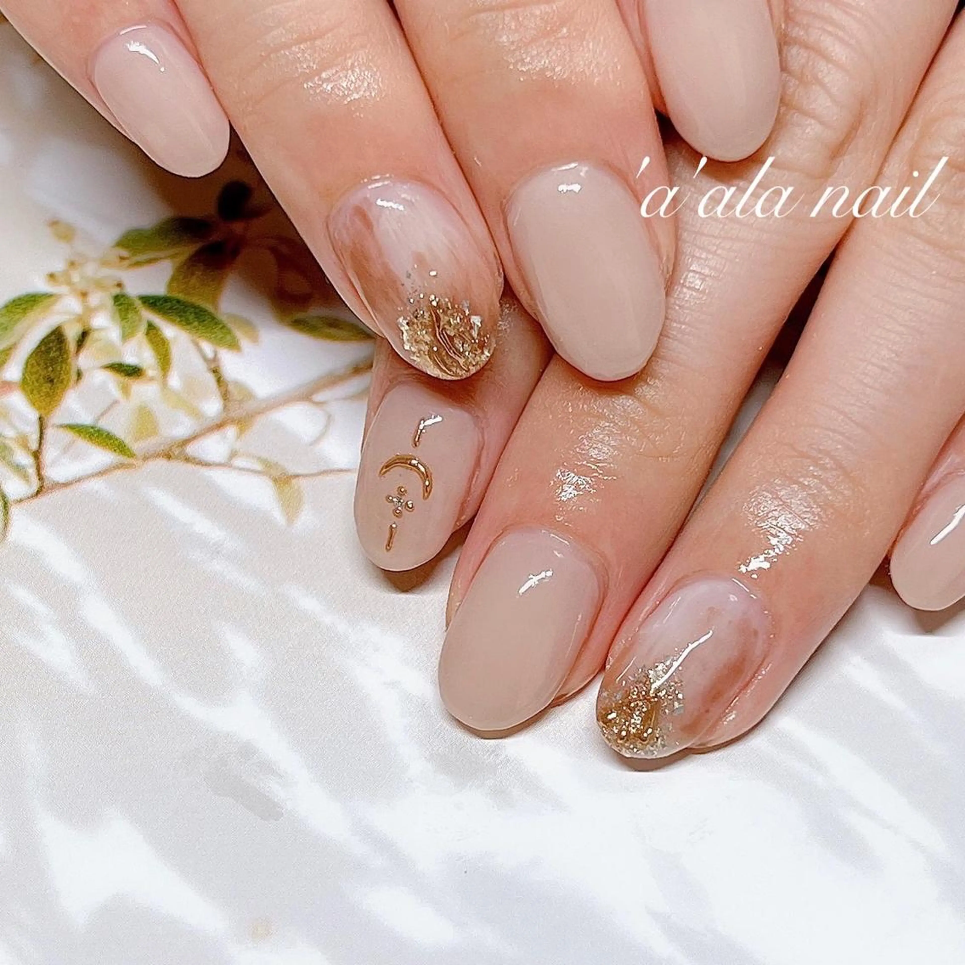 ネイル アートネイル シンプルネイル 'a'ala nailのネイルデザイン