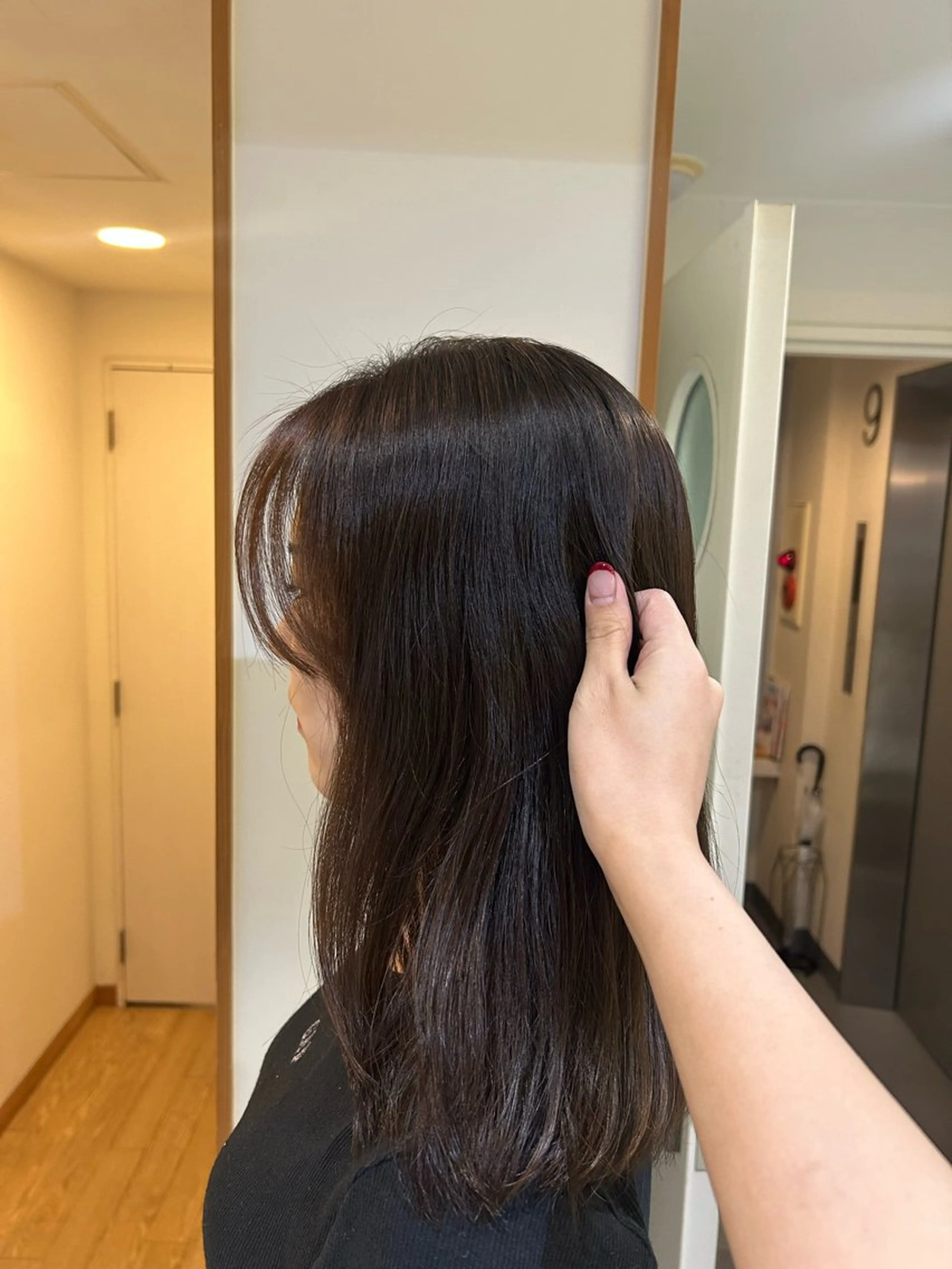 カラー UNBIRTHDAY ゆづみのヘアスタイル