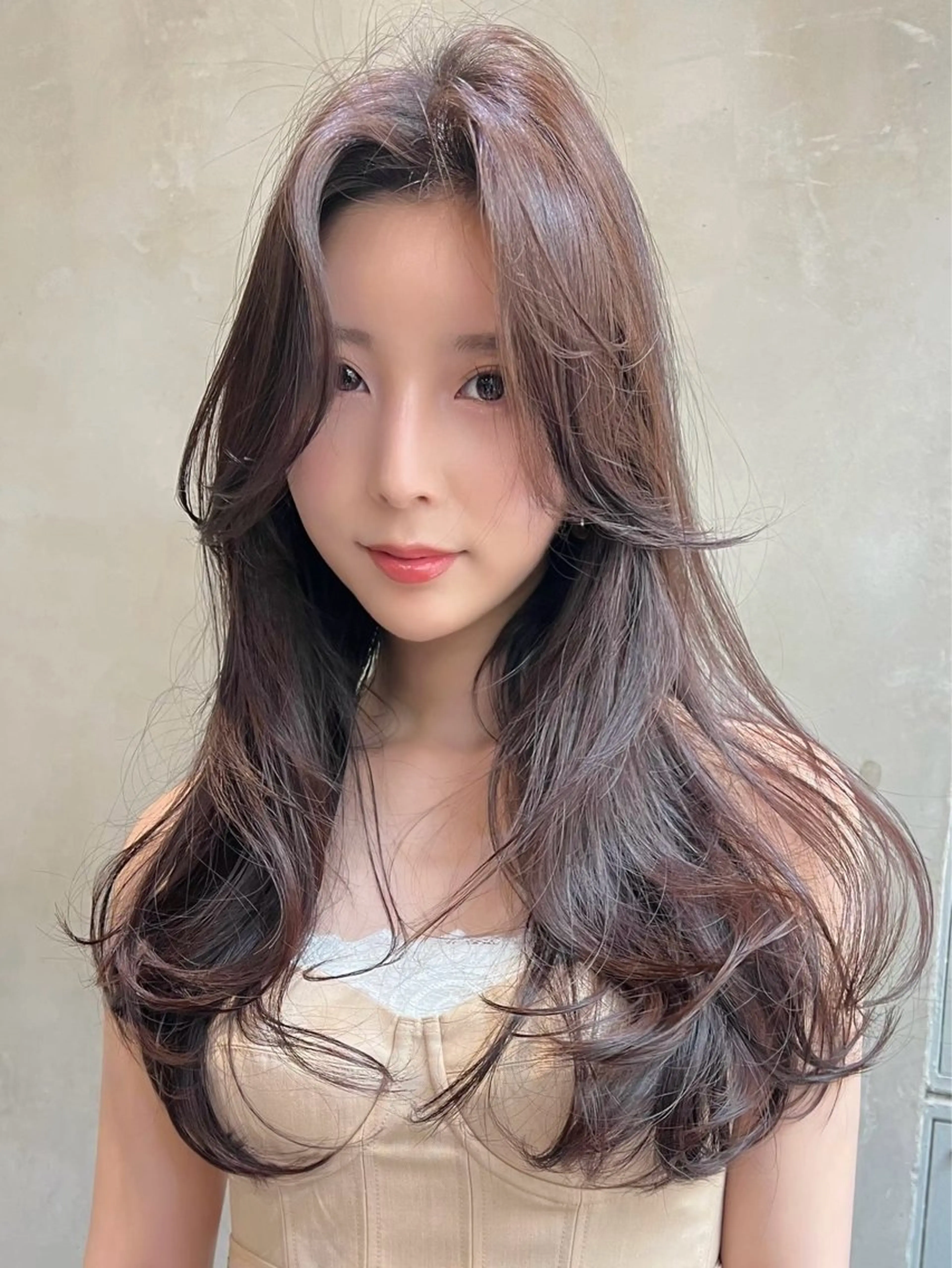 セミロング カラー カット ヘアカラー トリートメント 【銀座】艶髪/上品な カラー特化/涼/駅近のヘアスタイル