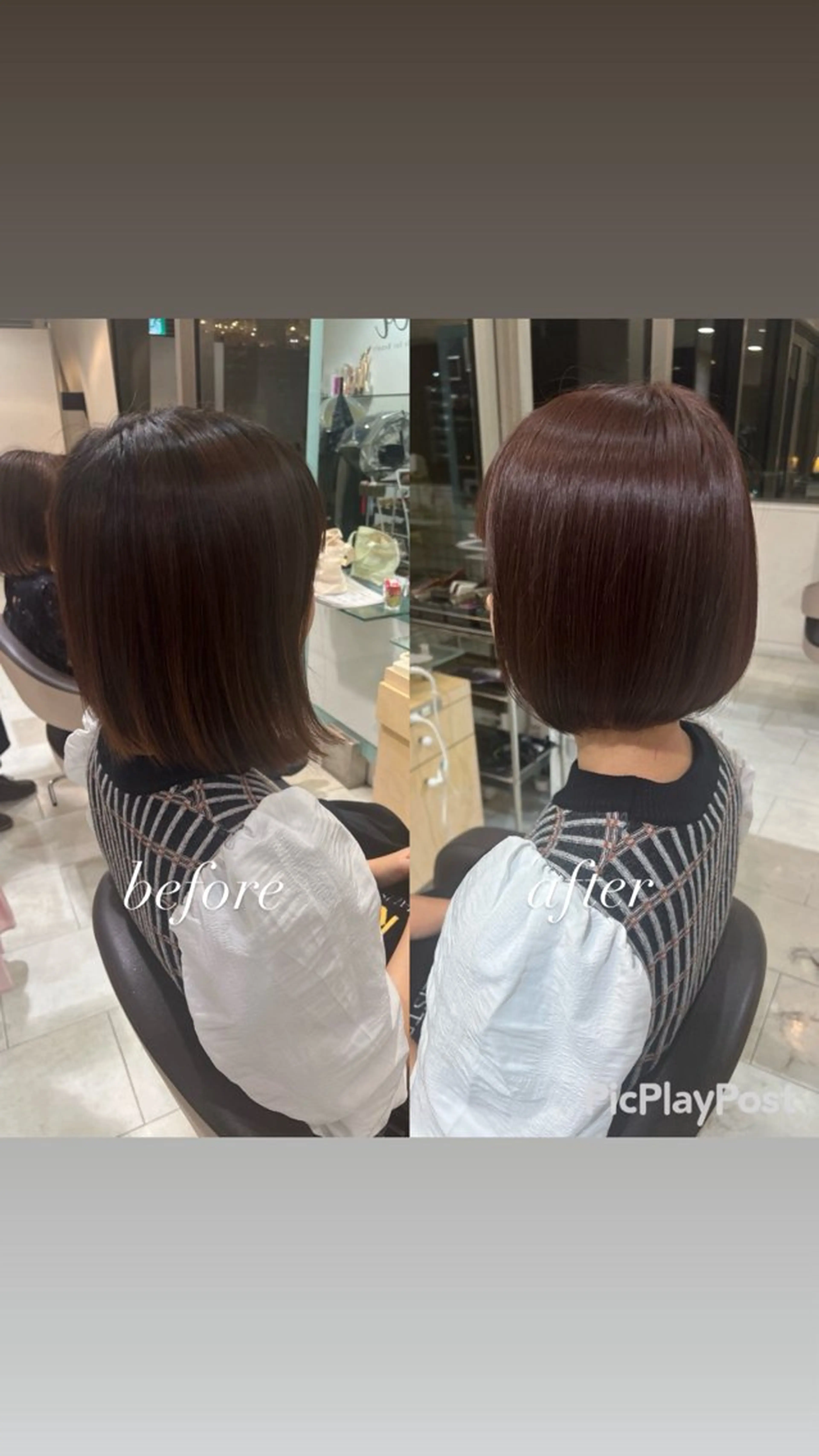 ミディアム カラー ラベンダーカラー ラベンダーピンク ピンクカラー ボブ 大人女性ぼかし メンズ強化🦙平作のヘアスタイル