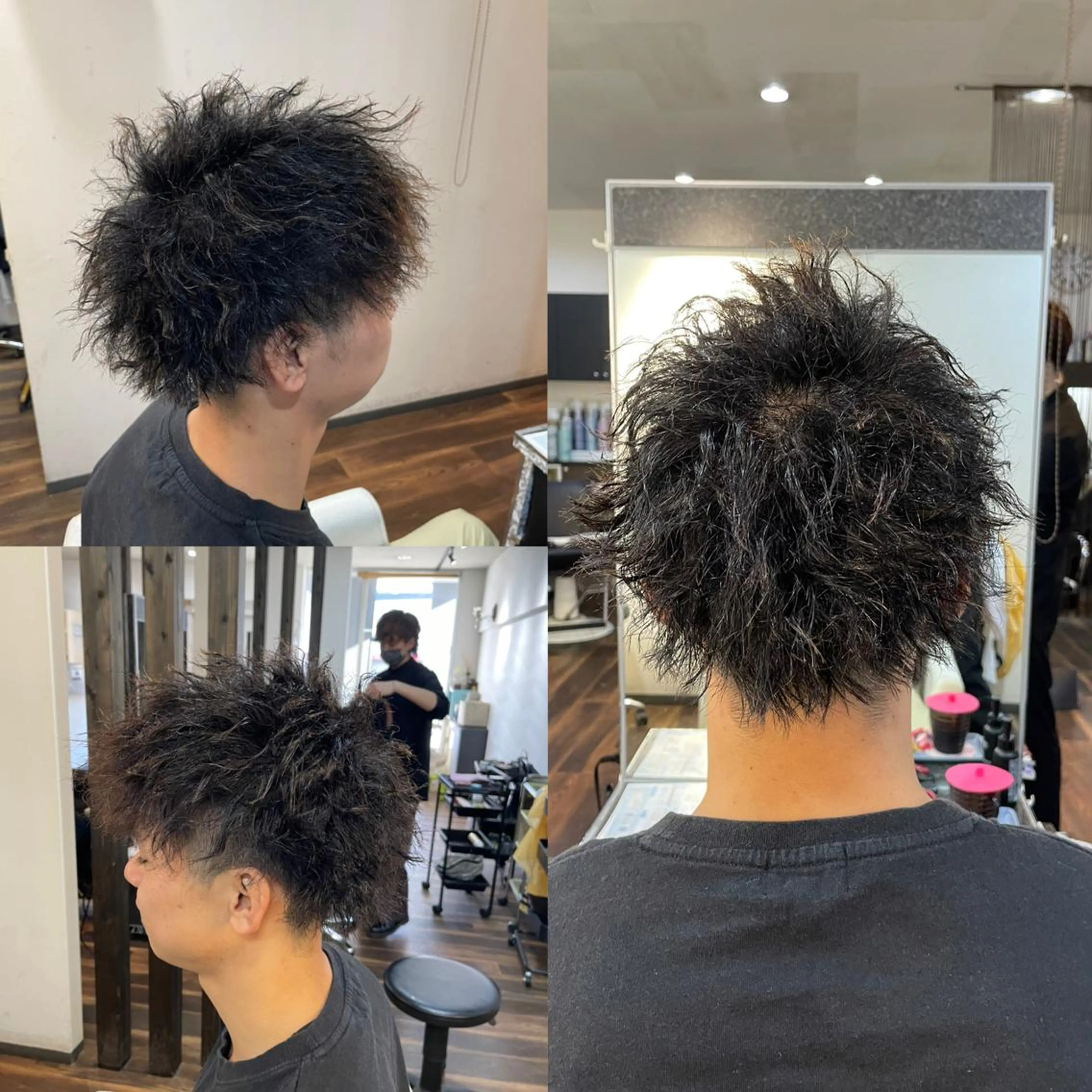 パーマ メンズ カット パーマ Leggu所属・木田 智大のヘアスタイル
