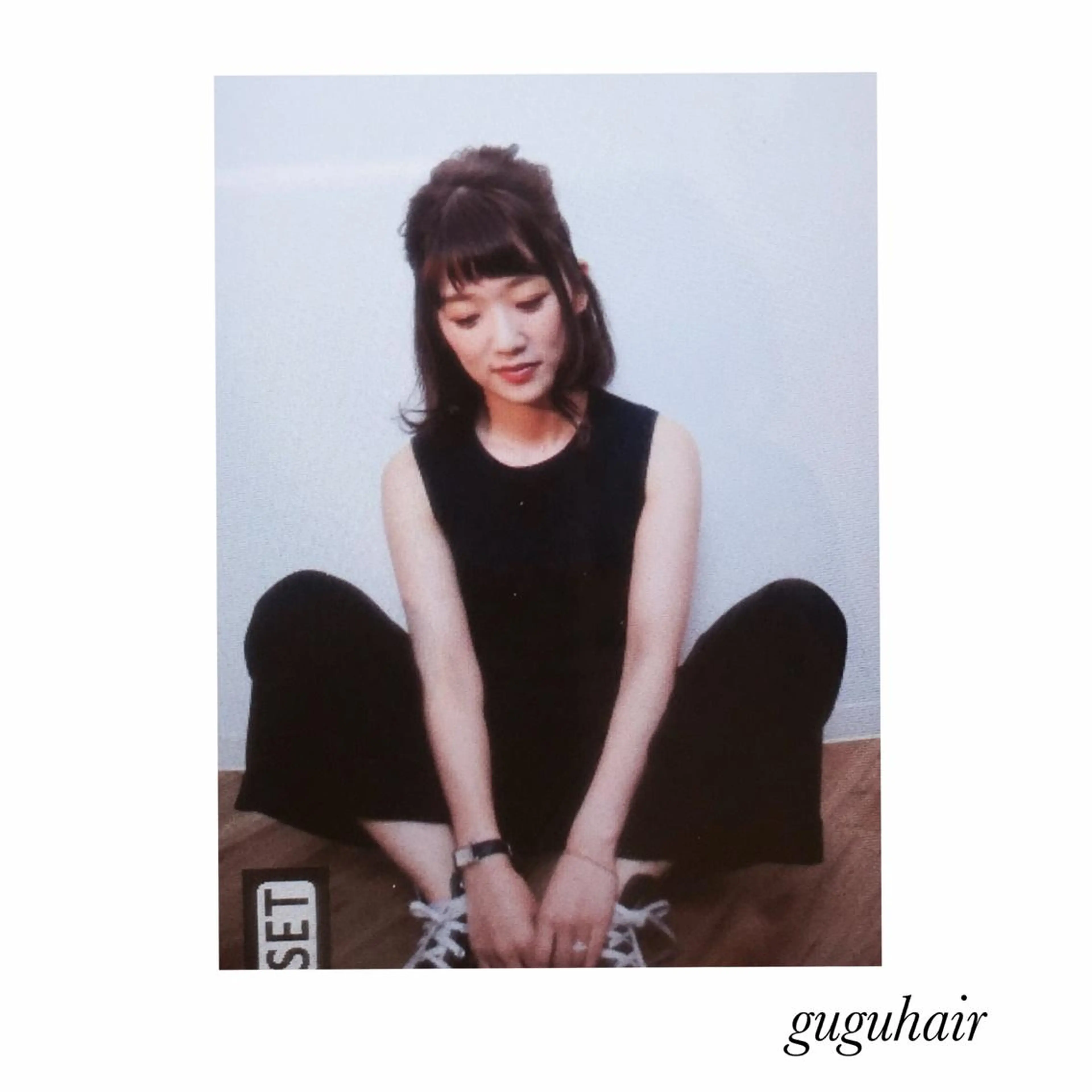 ミディアム アッシュ ボブ 外ハネヘア gu gu hair所属・gu gu hair MATSUのヘアスタイル