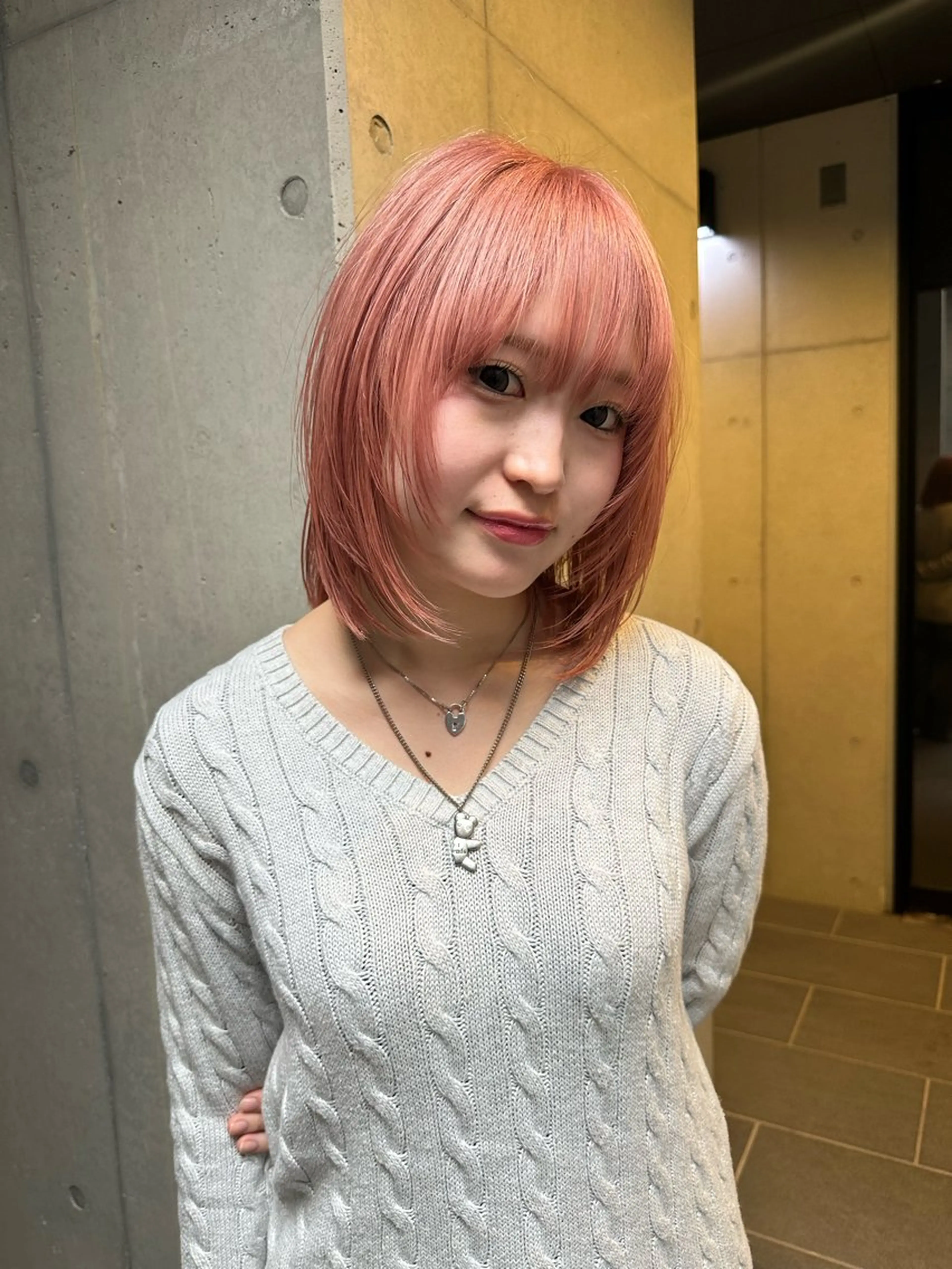 ショート カラー 顔まわりレイヤー ハッシュカット レイヤーカット ウルフカット カット ヘアカラー ウルフ/レイヤー🟠 山本祐輔🟠のヘアスタイル