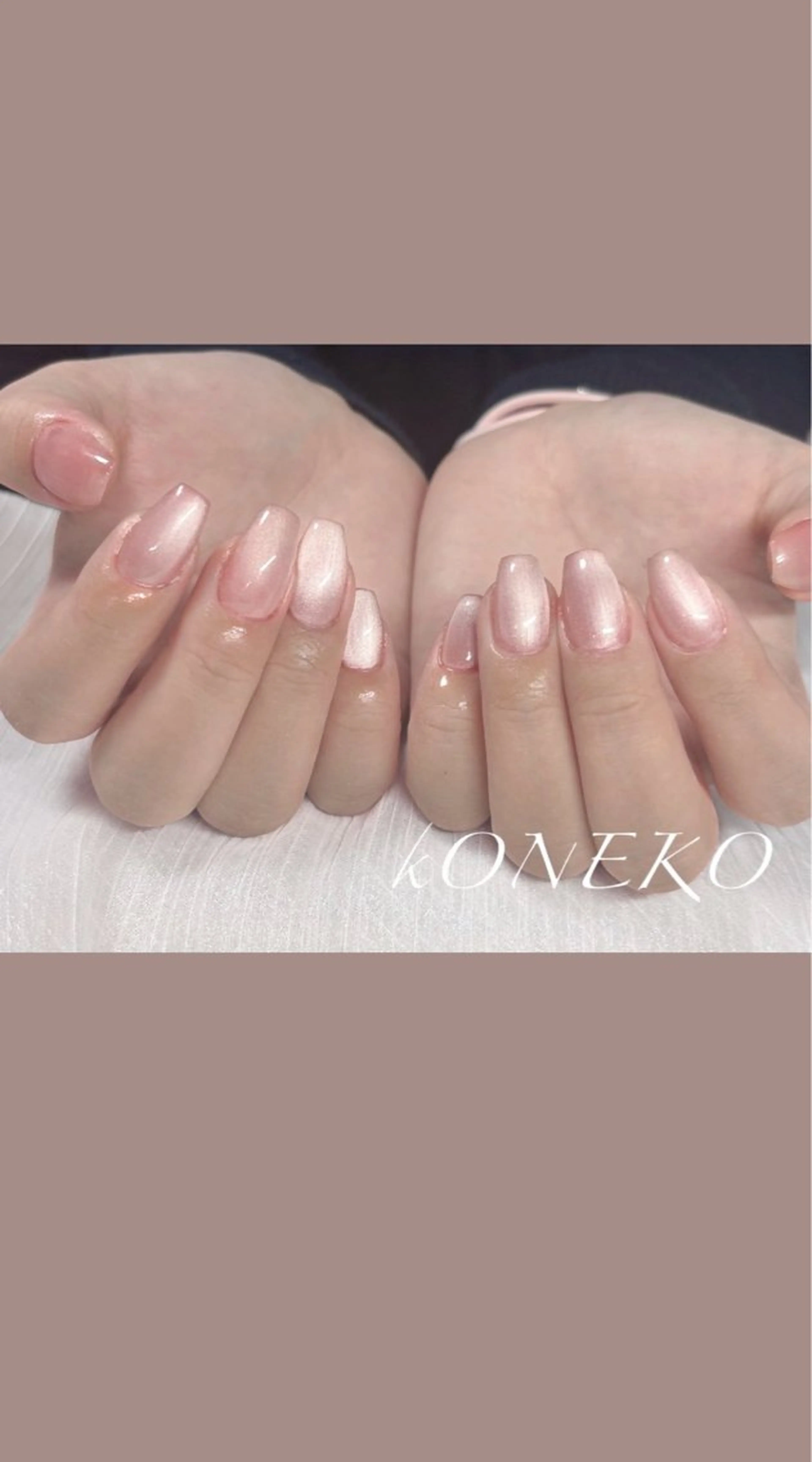 ネイル ハンドネイル コネコネイルサロン モデル用のネイルデザイン