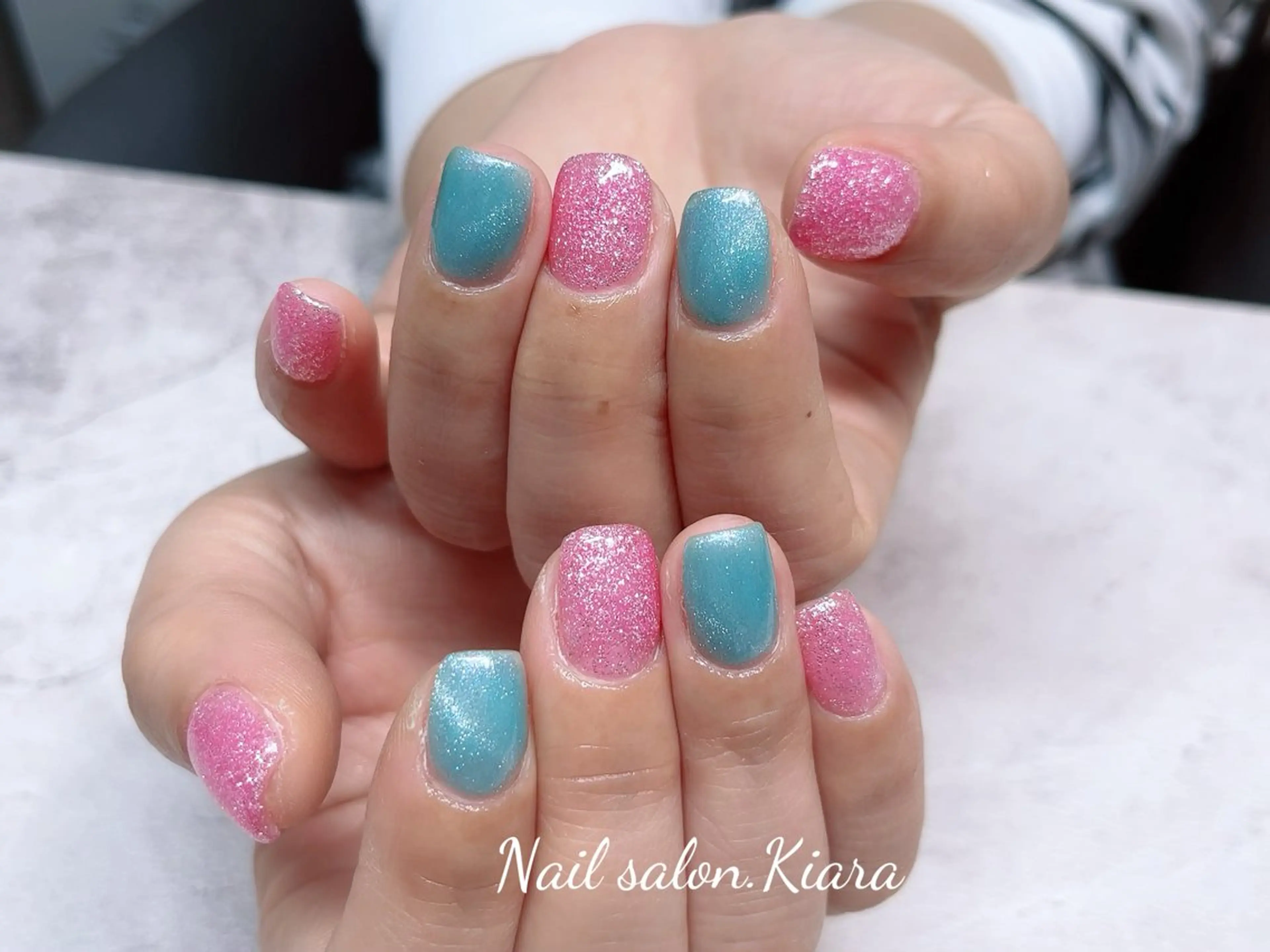 ネイル フラッシュネイル マグネットネイル 🍭Kiara Nail🍭のネイルデザイン