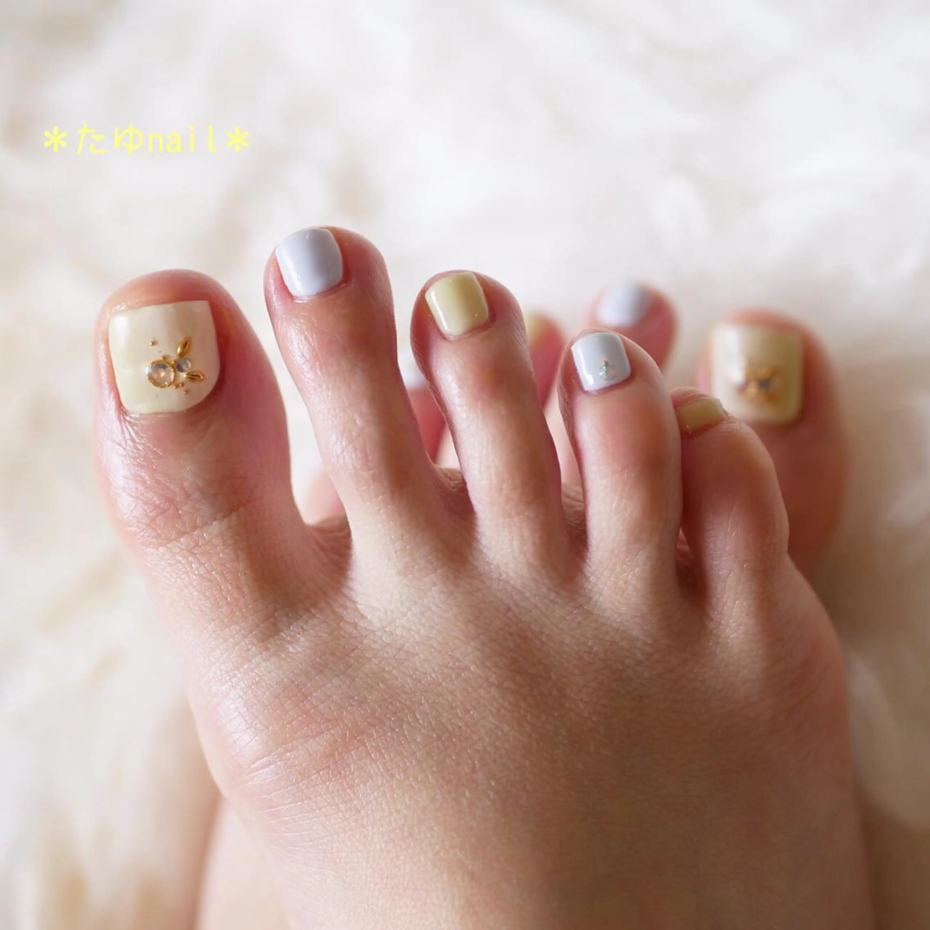 ネイル フットネイル ネイルサロン・ネイルスクール　たゆnail所属・ネイルサロン 【たゆnail】のネイルデザイン