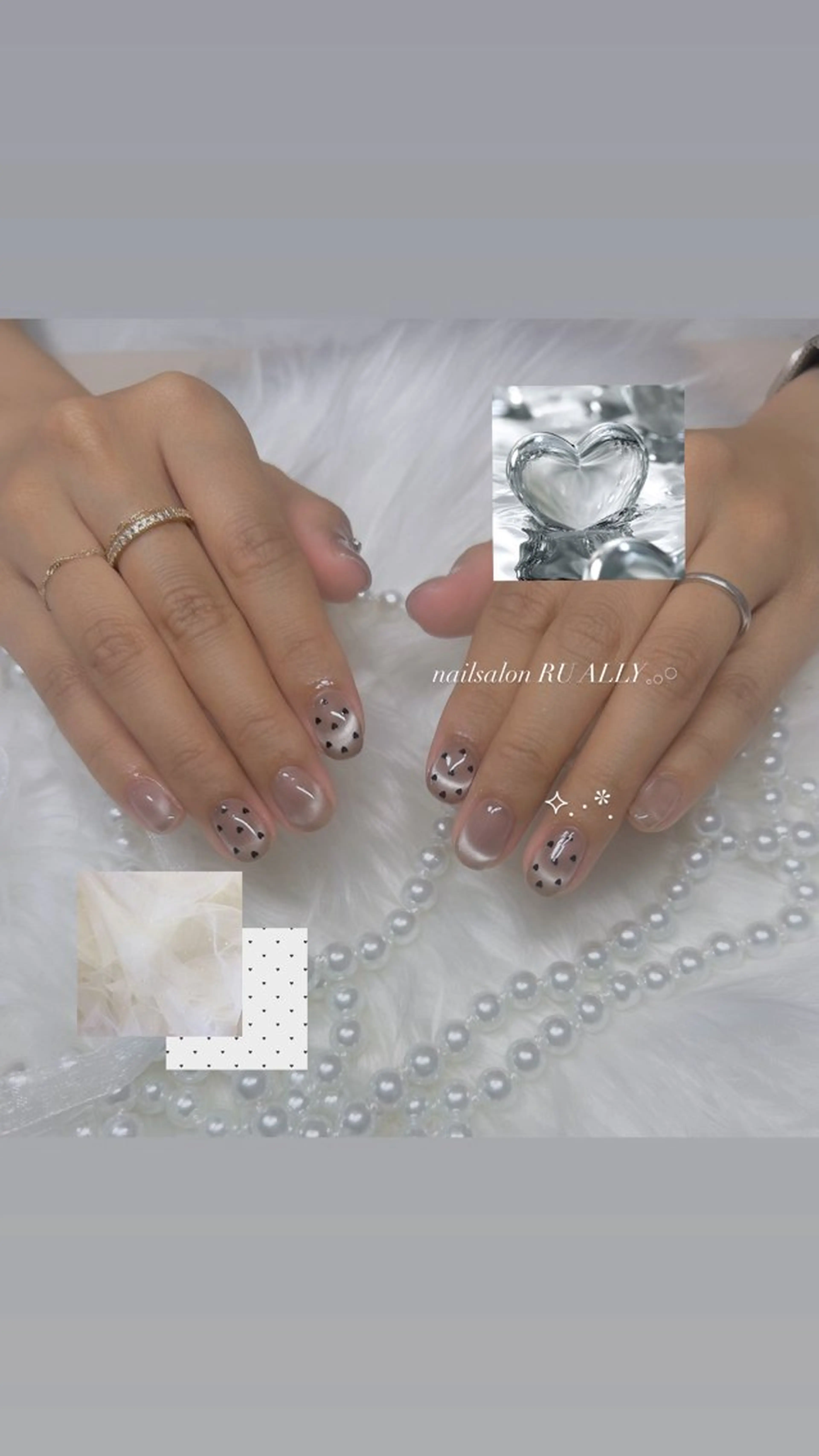 ネイル ハンドネイル nail salon RU ALLY所属・🧸RU ALLY ANN‪ෆ‪.*･ﾟのネイルデザイン