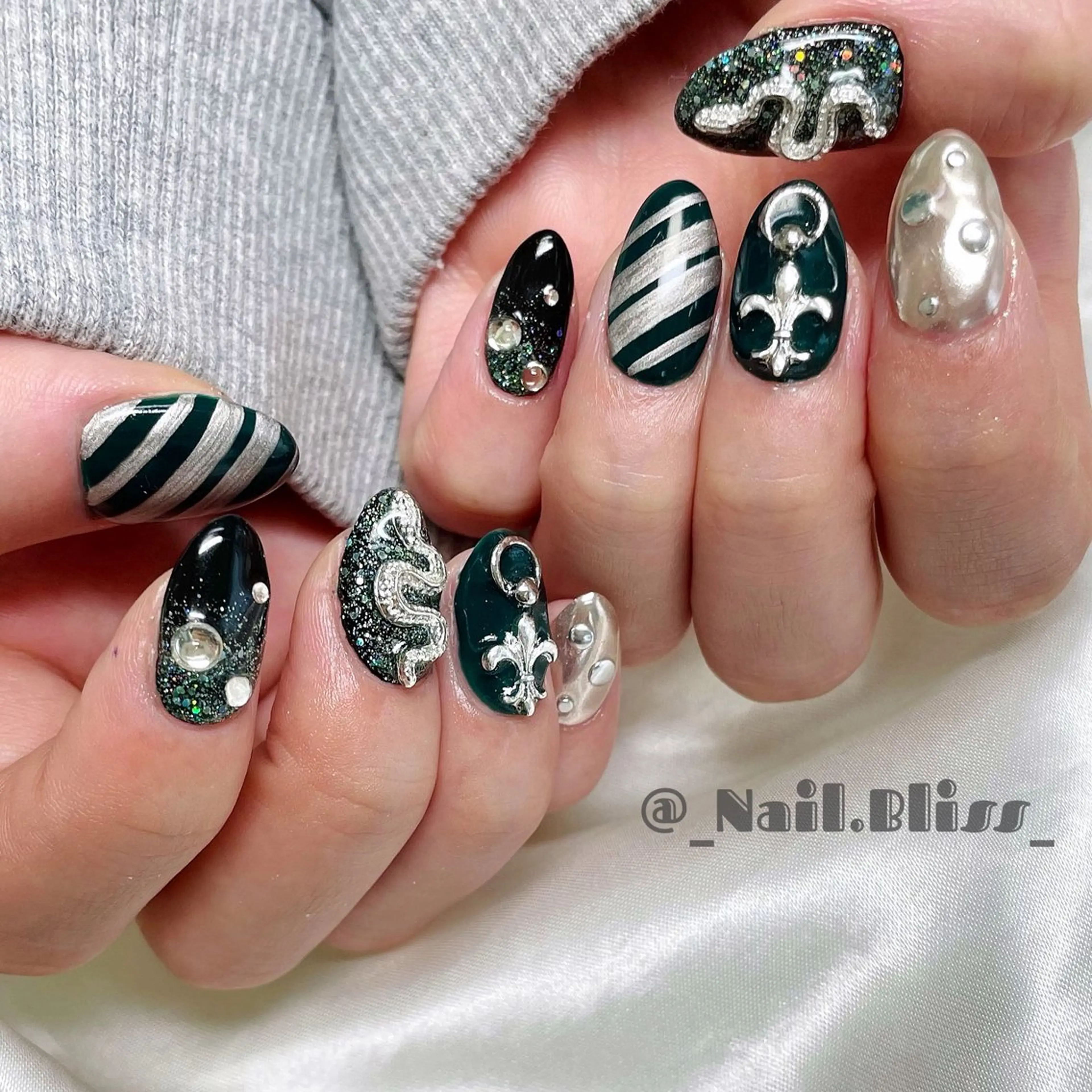 ネイル 持ち込み ハンドネイル NAIL BLISSのネイルデザイン