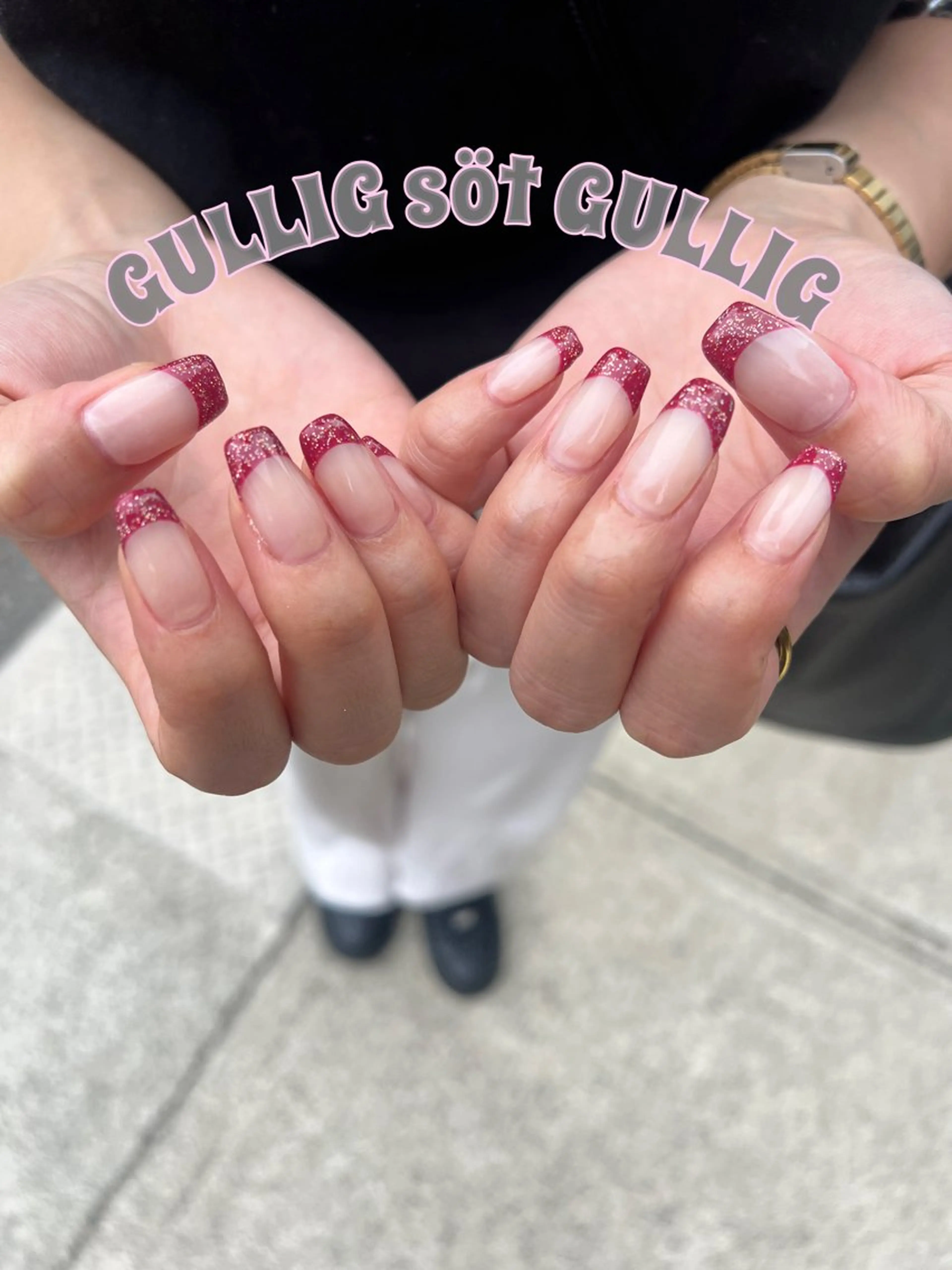 フレンチ(オフ込み) (スカルプオフ、チップオフは➕150yen/1本)バーチャルフレンチは＋500円の写真