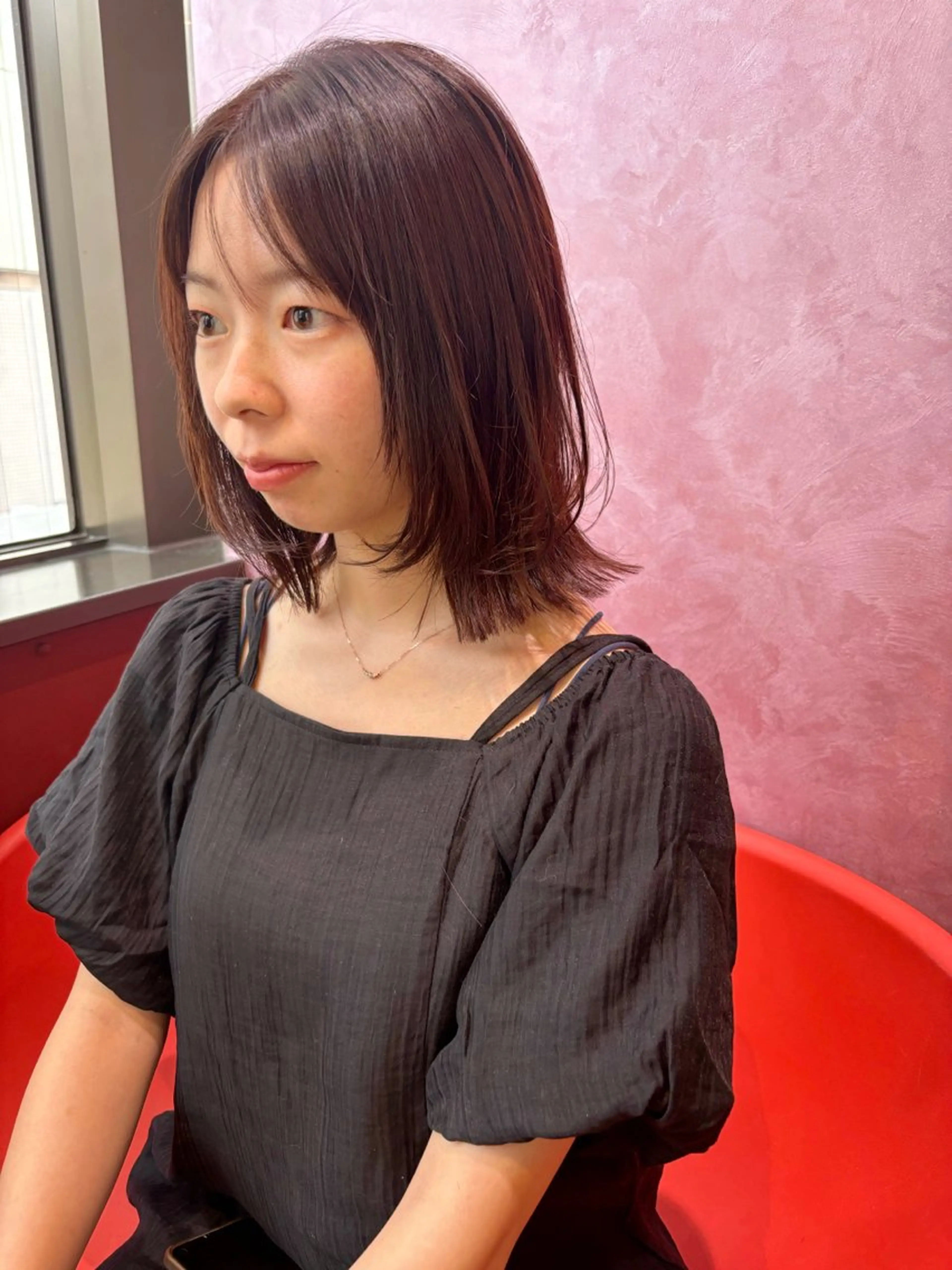 ミディアム LOREN＋透明感 オリーブhirokoのヘアスタイル