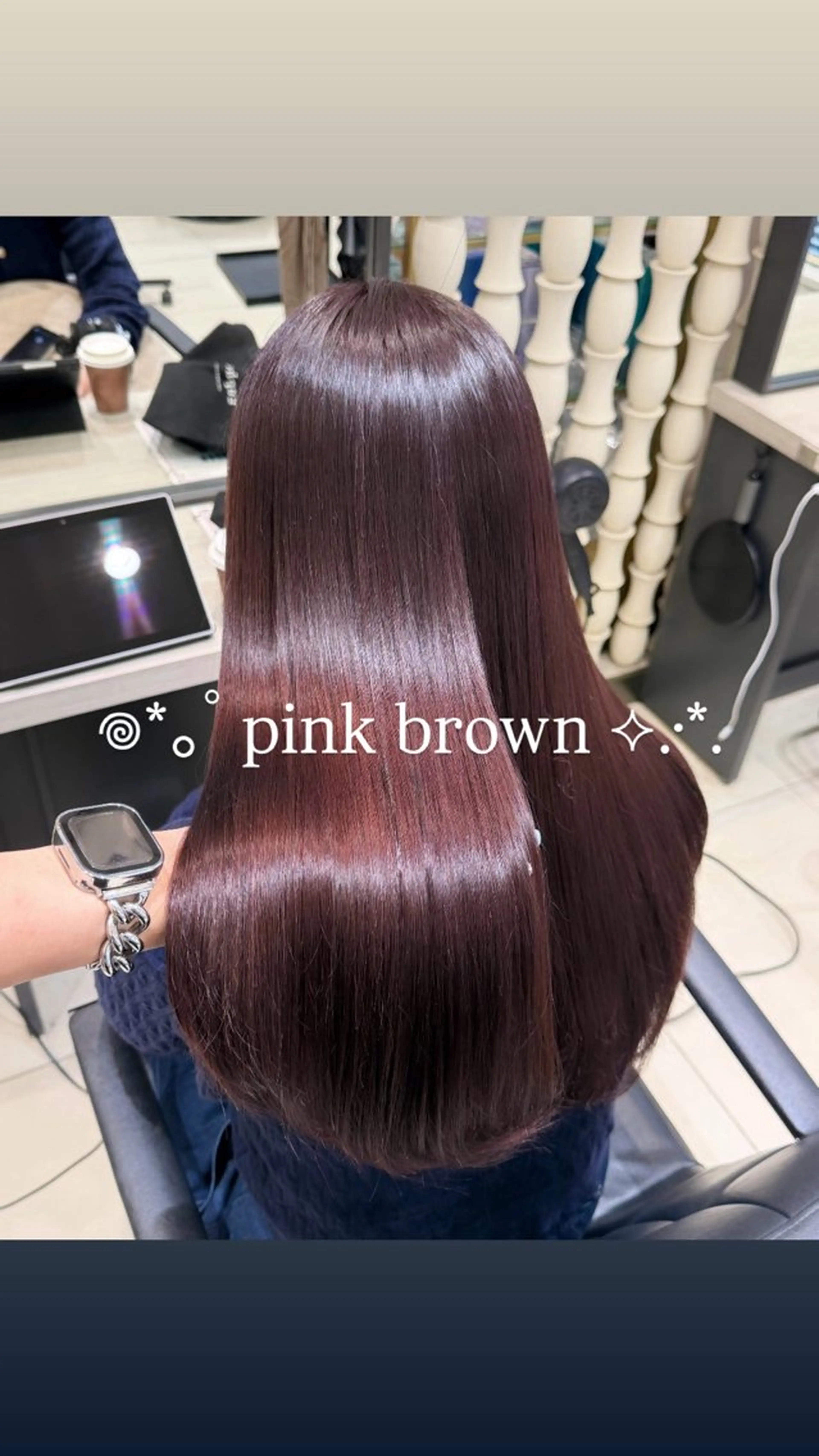 ロング カラー ヘアカラー トリートメント カナ🌀銀座/ カラーリスト/透明感のヘアスタイル