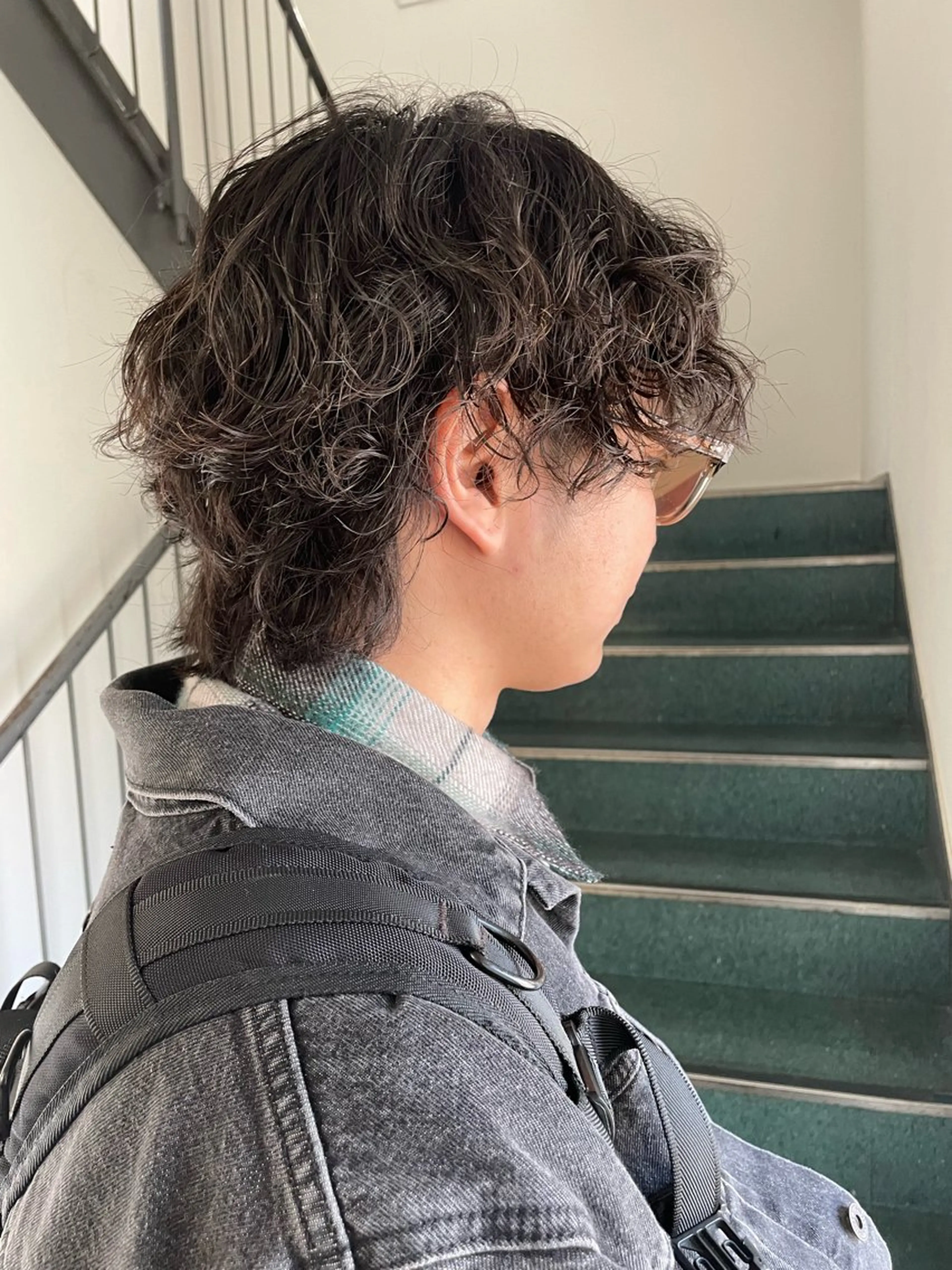 パーマ メンズ 長町/酸性ストレート /曲がる縮毛矯正のヘアスタイル