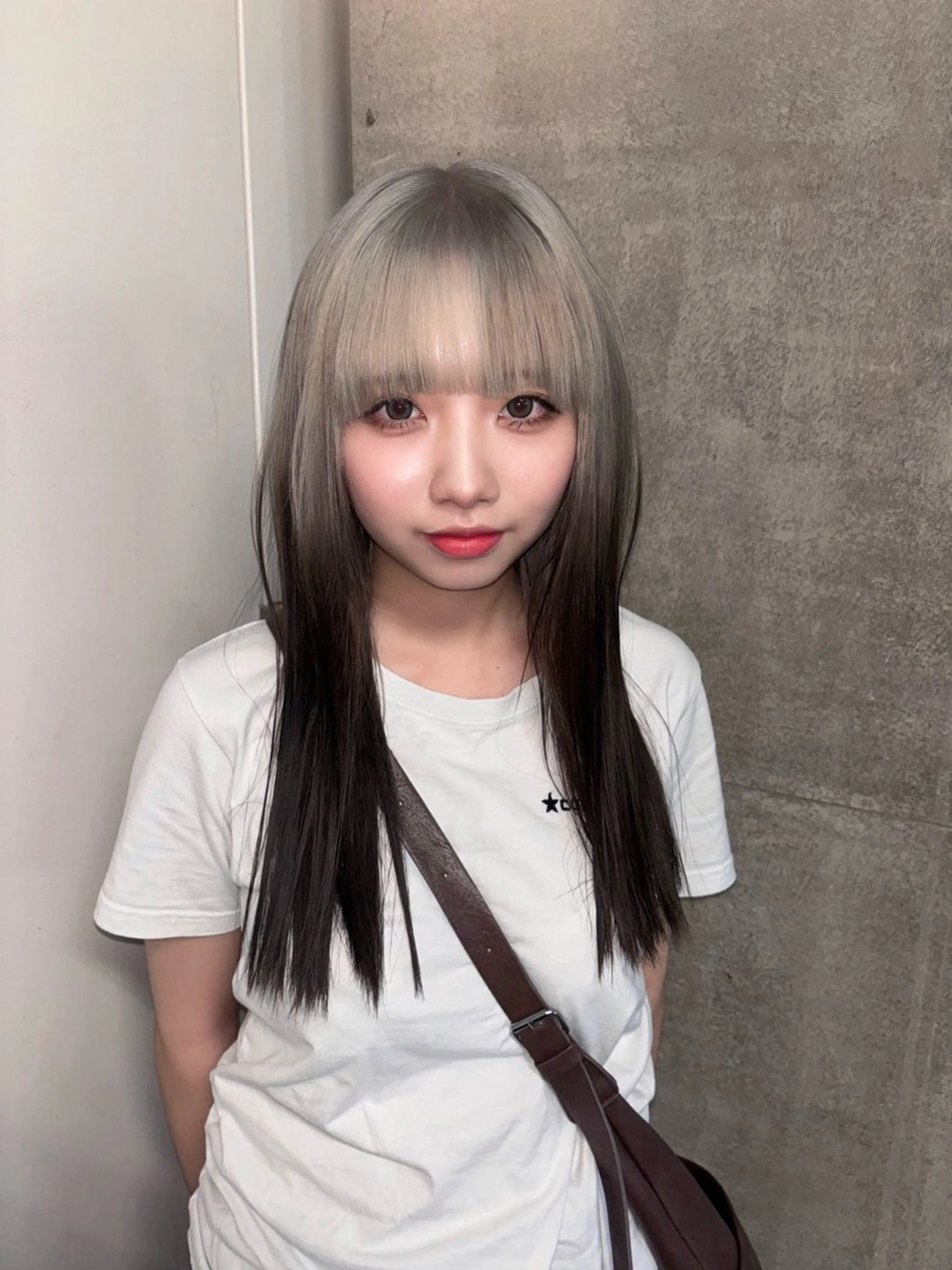 セミロング カラー 💫miyu💫デザ インカラー/アレンジのヘアスタイル