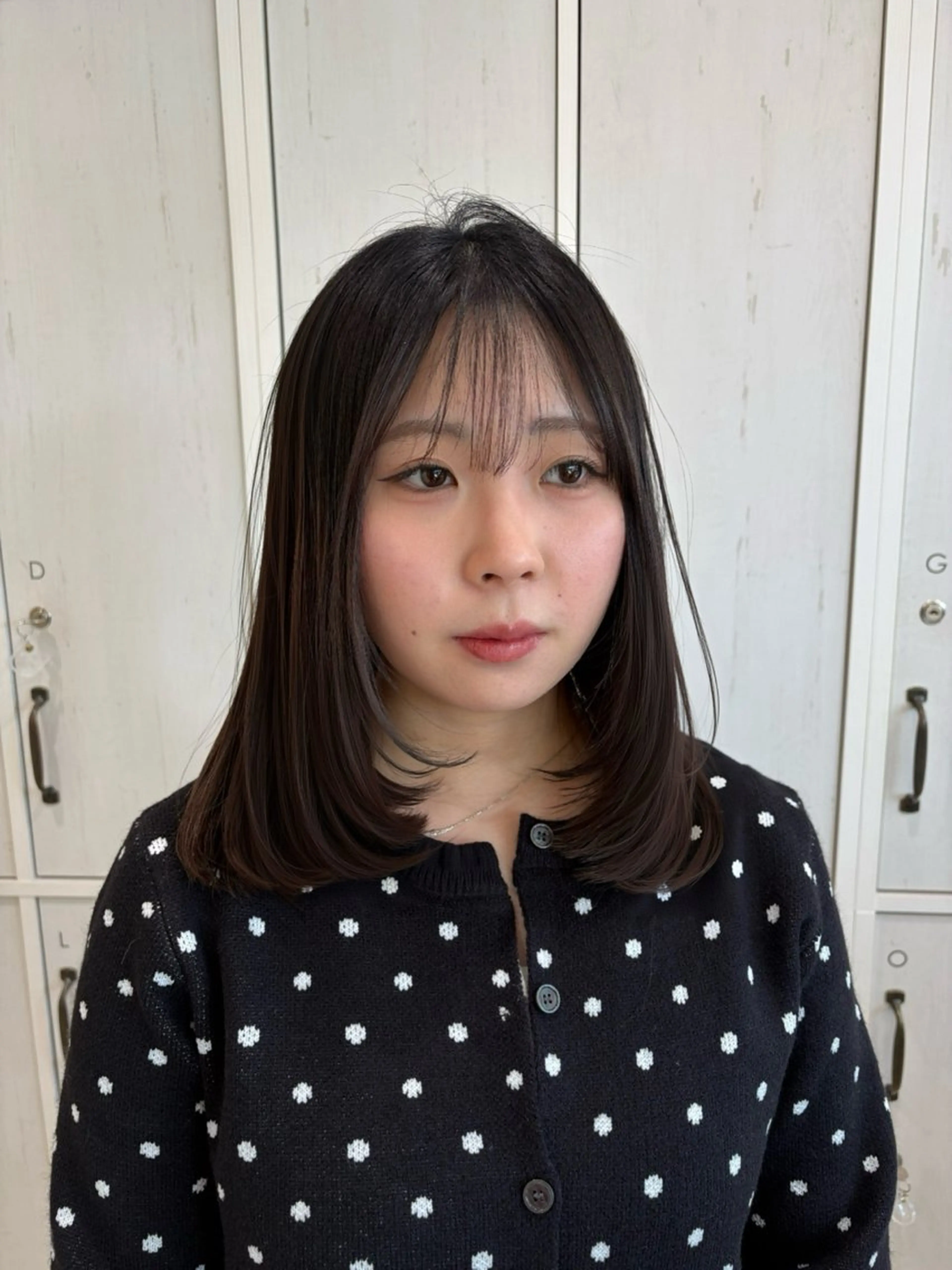 ミディアム カット hana/海外風ヘア /レイヤーカットのヘアスタイル