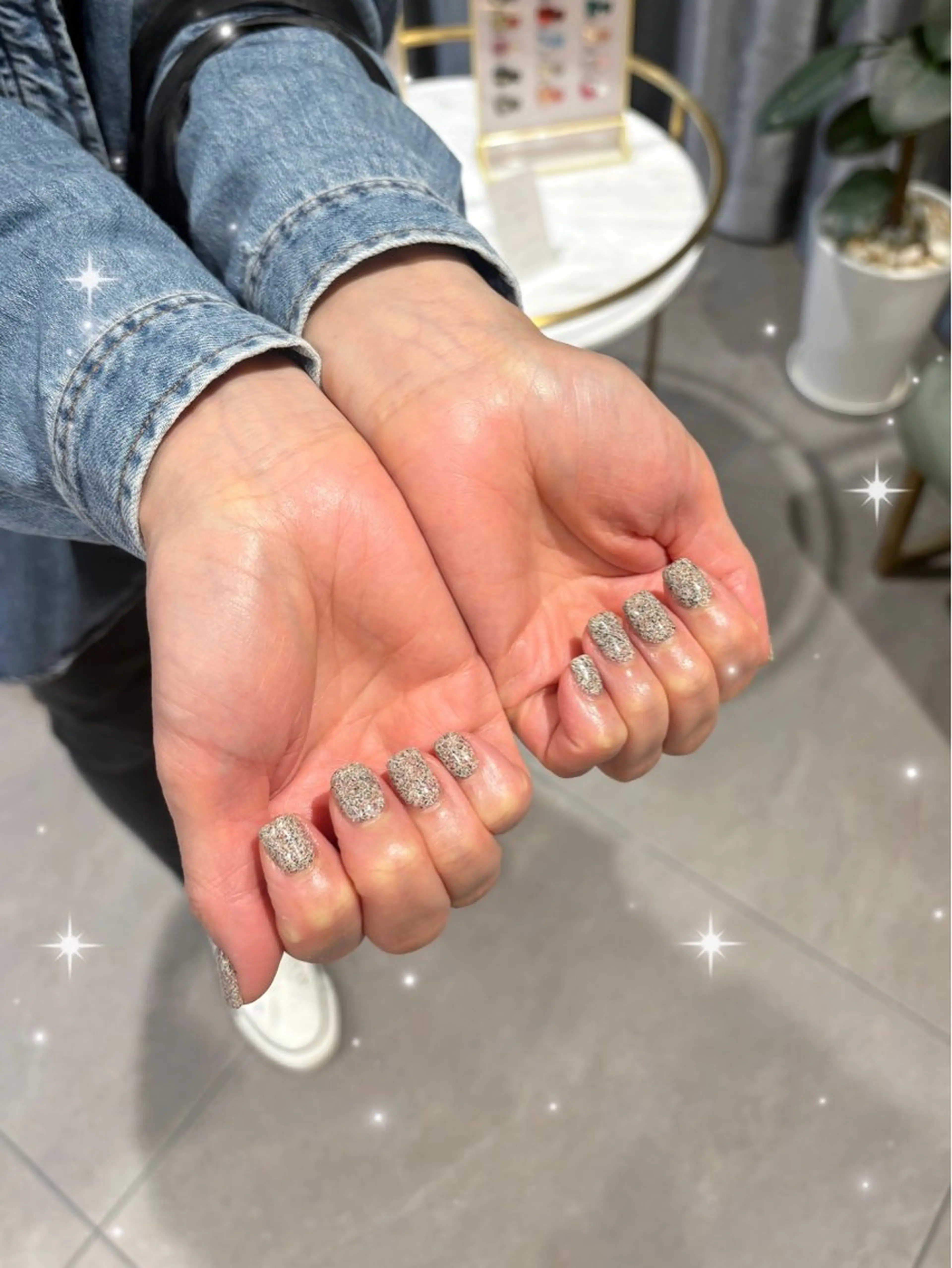 ネイル ストーンネイル 🎀RinRin🎀 Nail💅二子玉川のネイルデザイン
