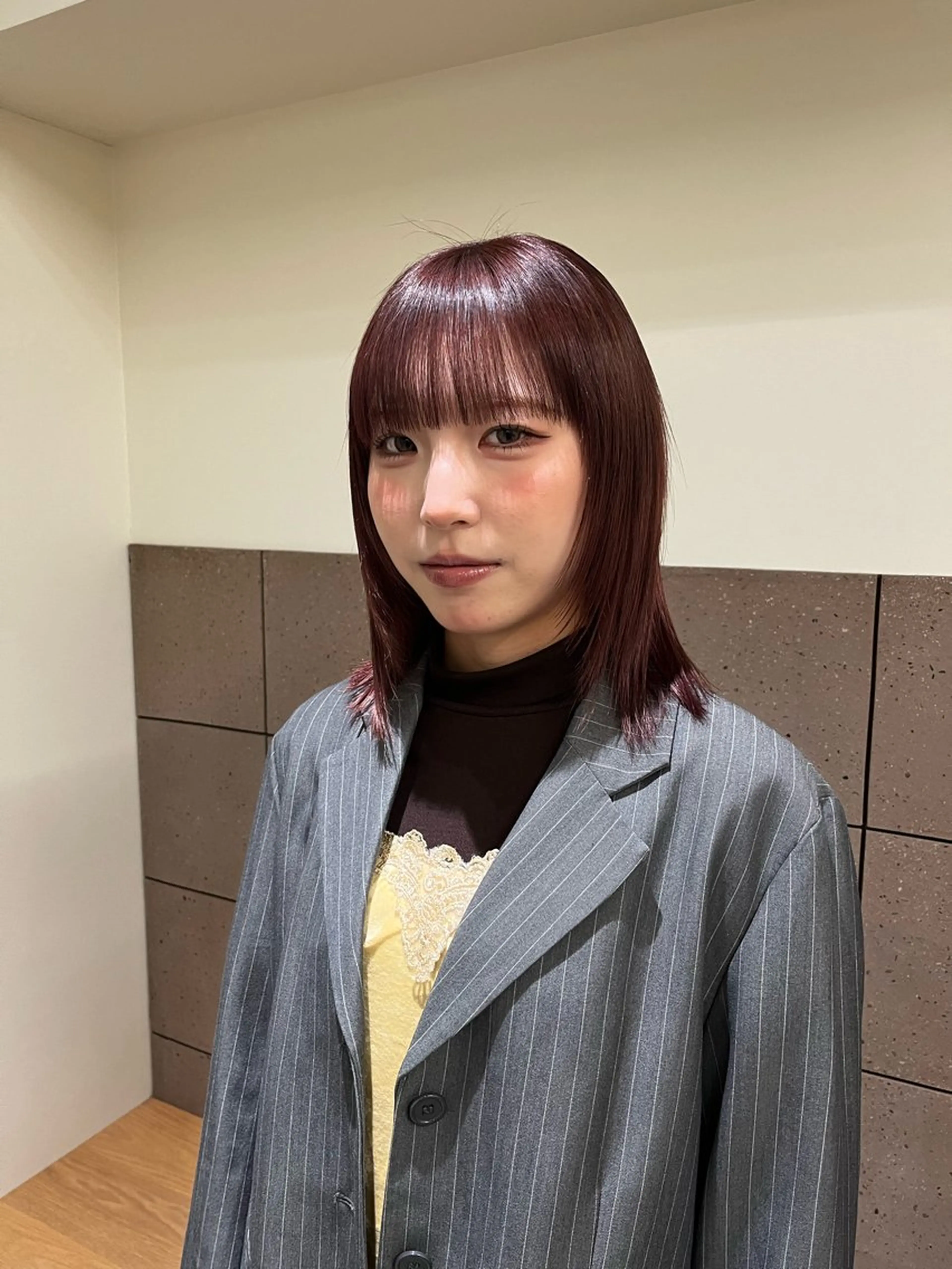 ミディアム ヘアカラー mao /HUI金山のヘアスタイル