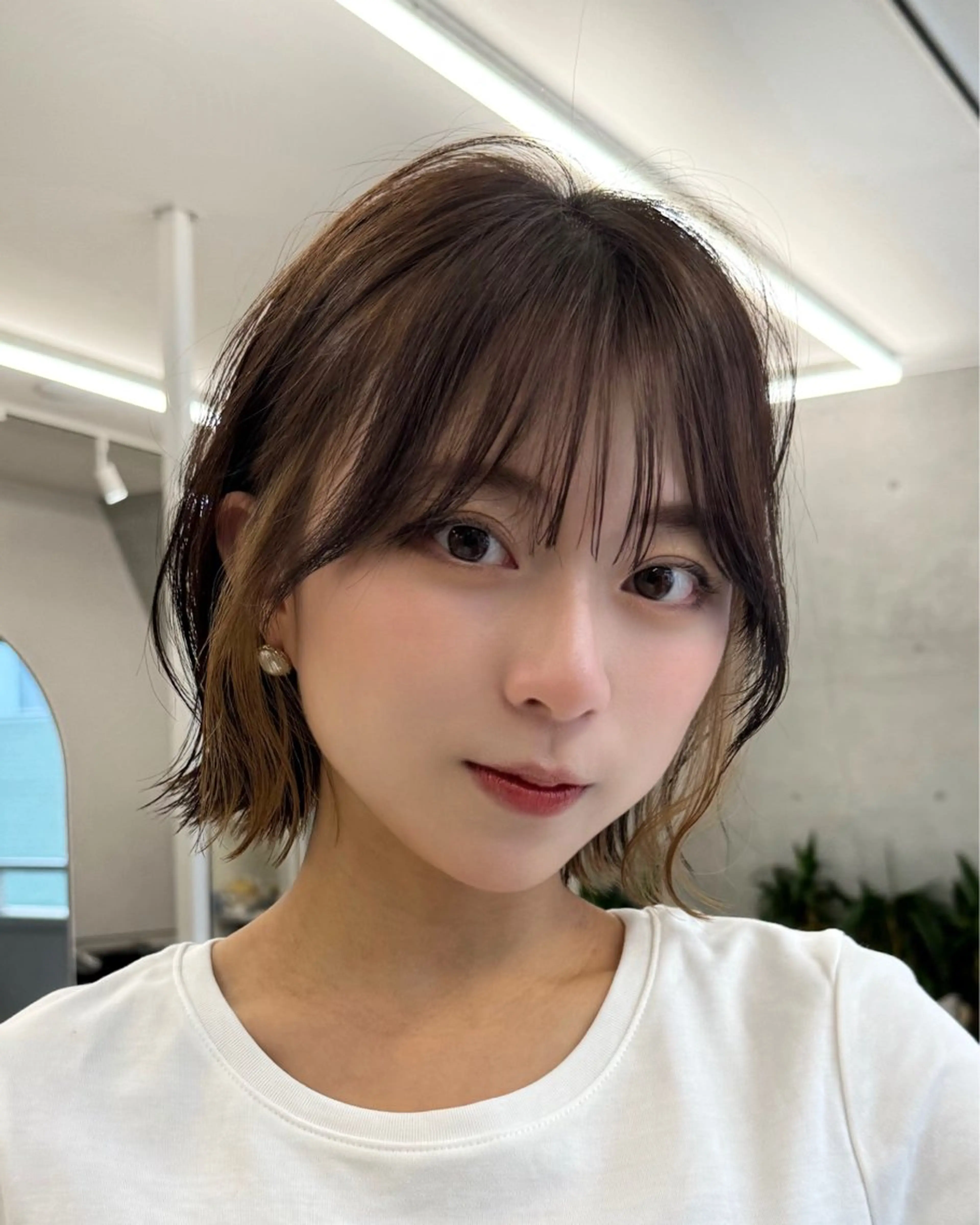 ショート カラー カット ヘアカラー 似合わせカット🩵 なりたみゆうのヘアスタイル