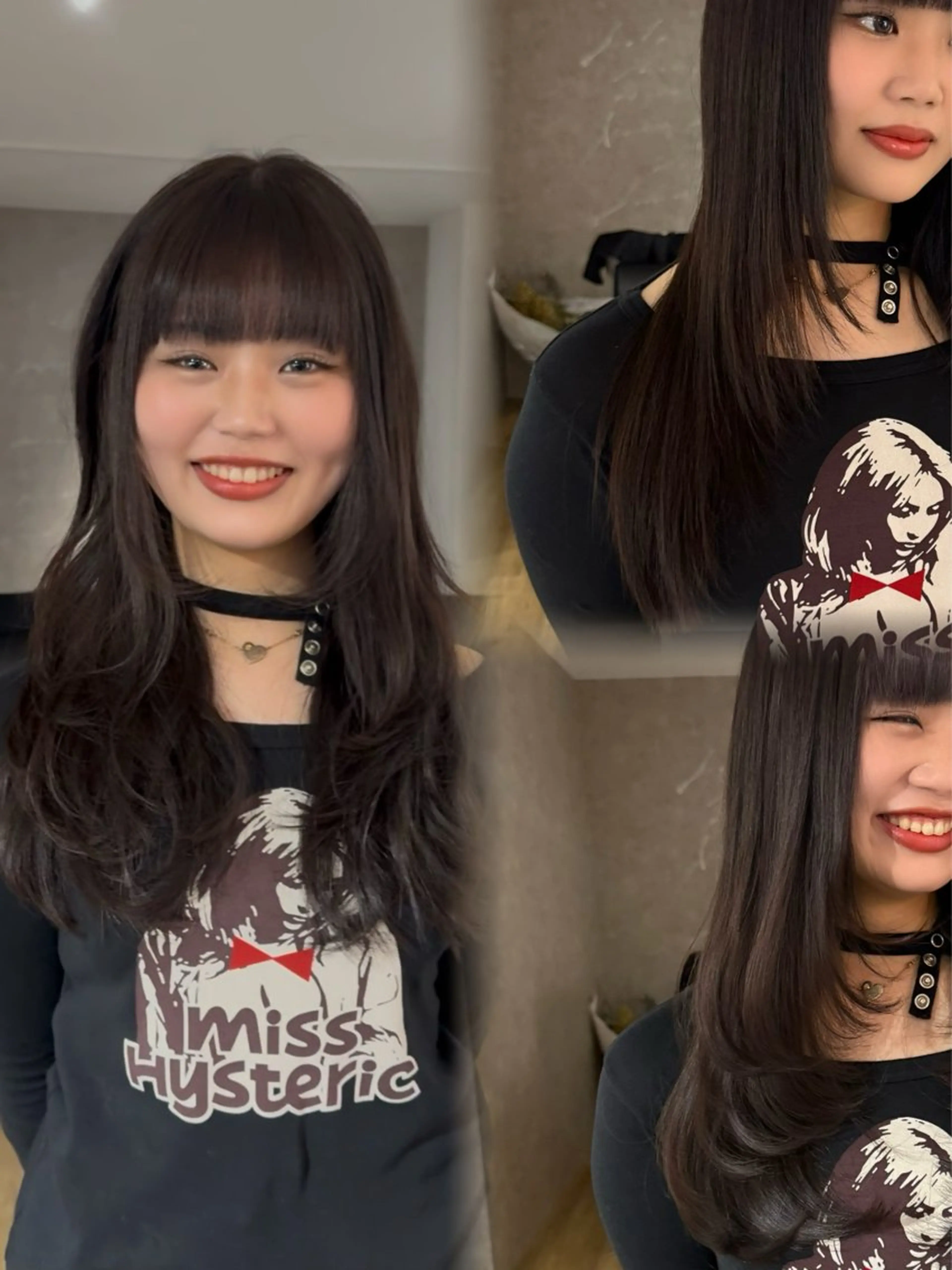 ロング 髪質改善 レイヤーカット etoi所属・領下 海月のヘアスタイル