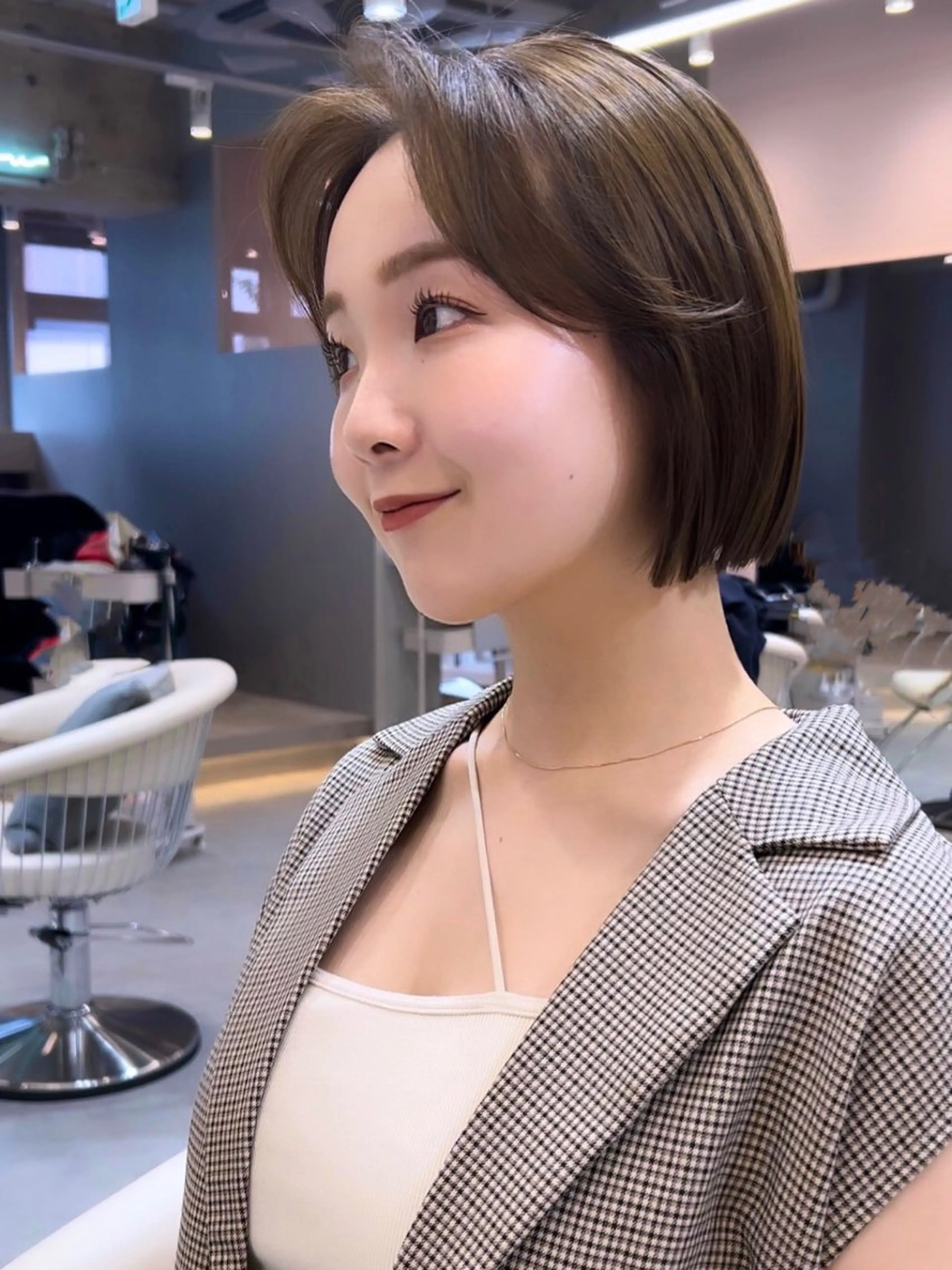 ショート 韓国顔周りヘア 🇰🇷💐石井遥のヘアスタイル