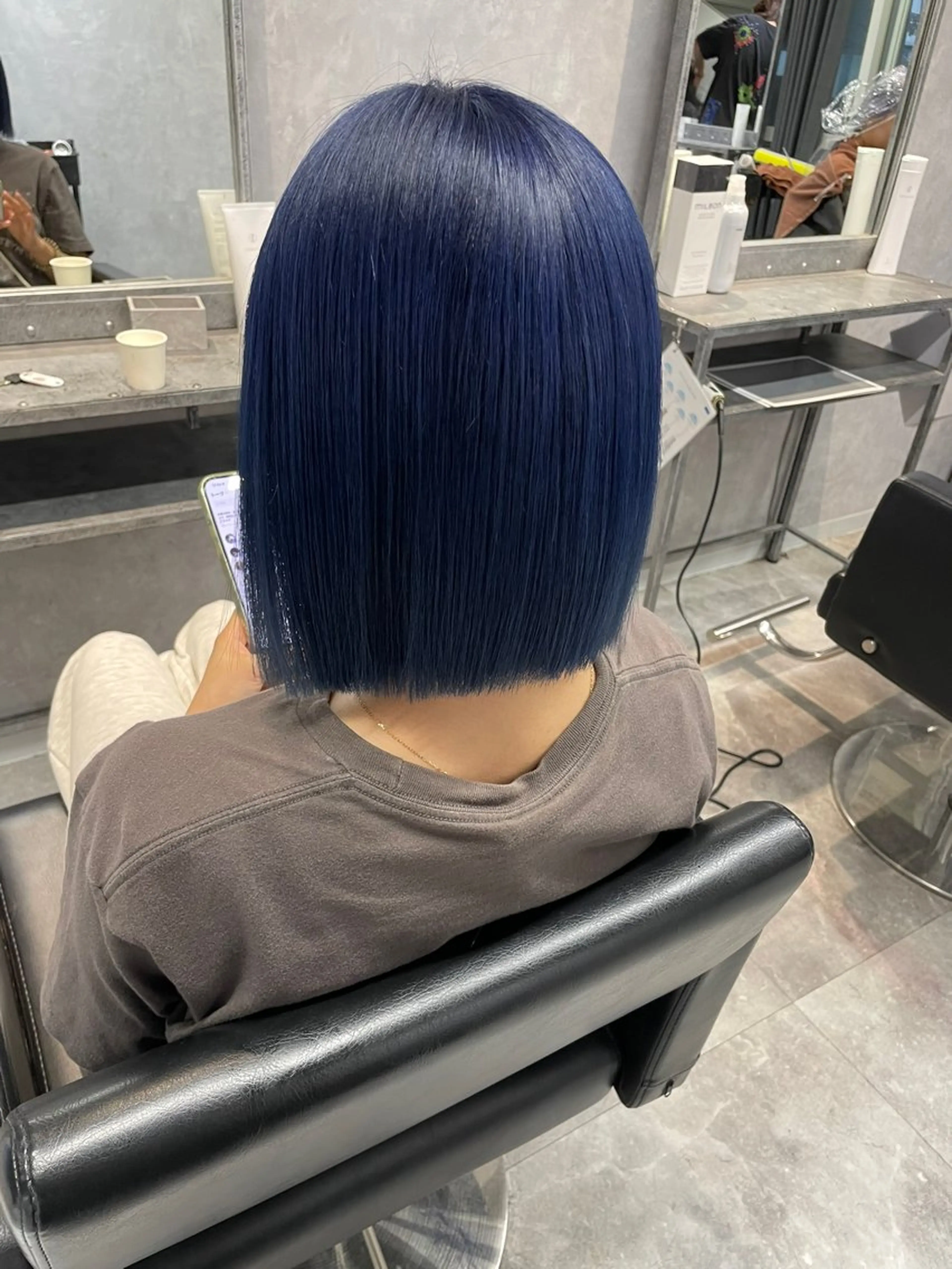 ミディアム ヘアカラー mimiiy fukaのヘアスタイル