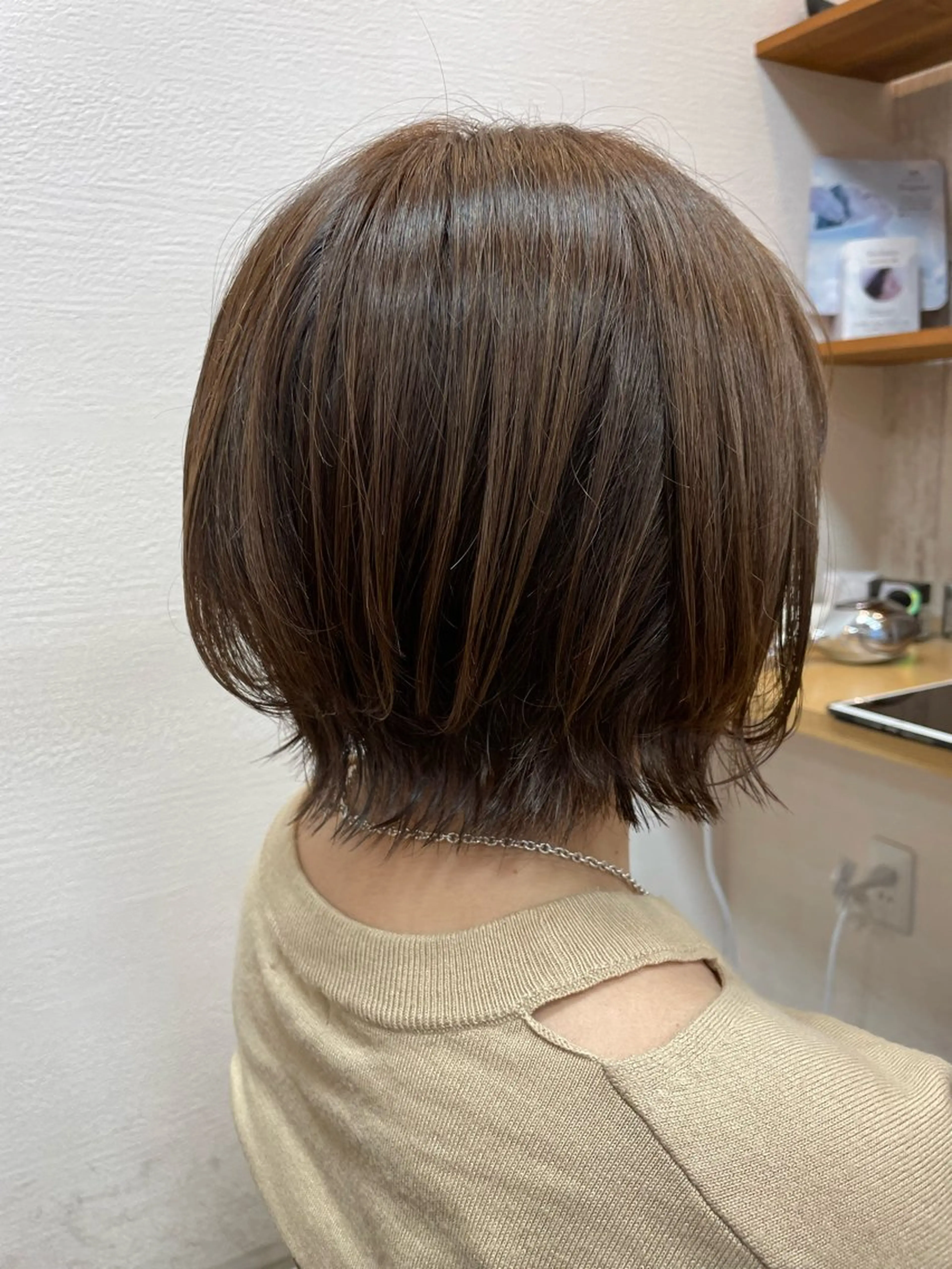 ショート ボブ くびれヘア ショートヘア カット ヘアカラー 村田 淳のヘアスタイル