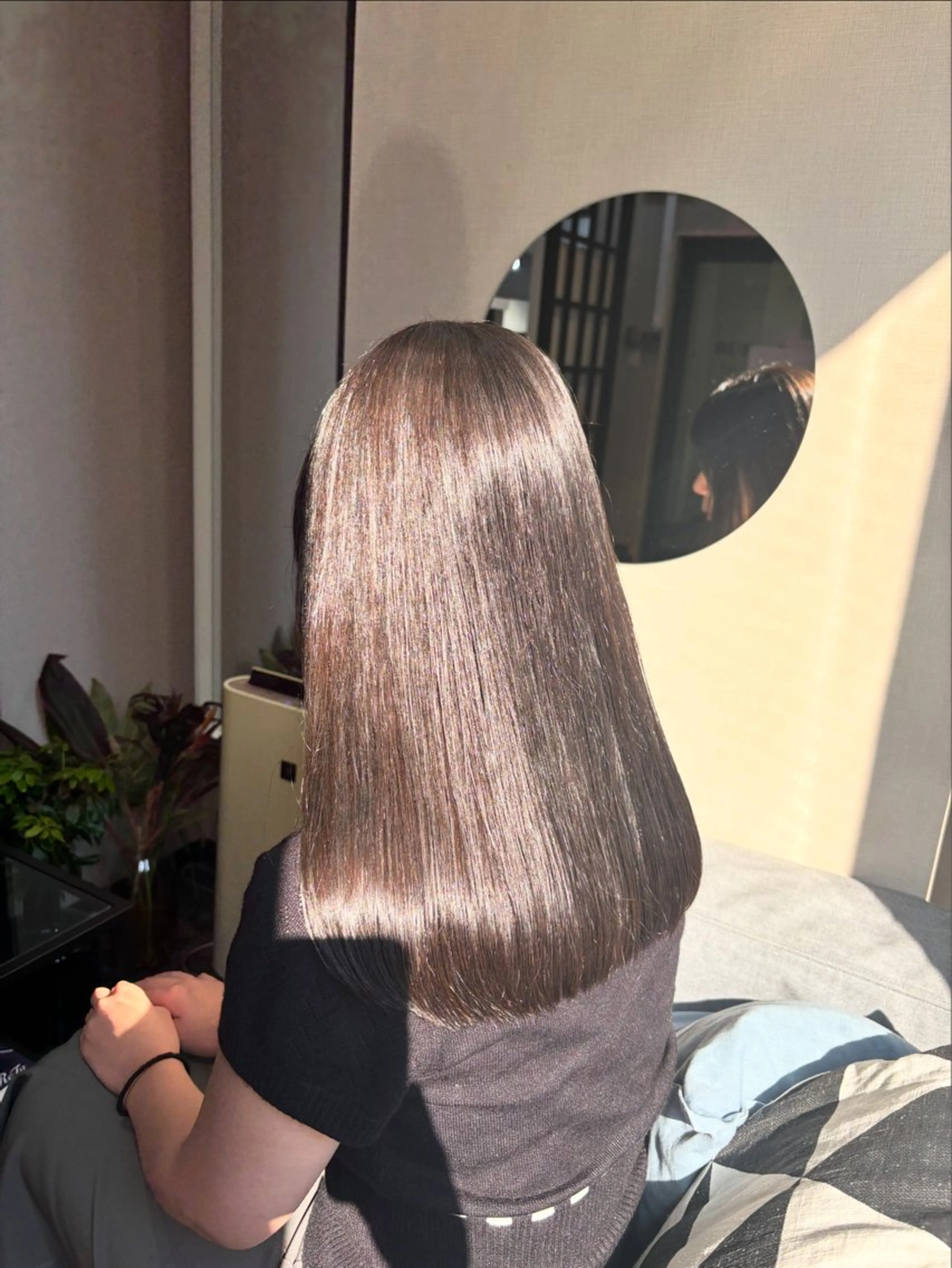 ロング カット ヘアカラー 縮毛矯正 トリートメント RUE5所属・🫧ストレート/ ボブ　真鍋 衿奈🫧のヘアスタイル