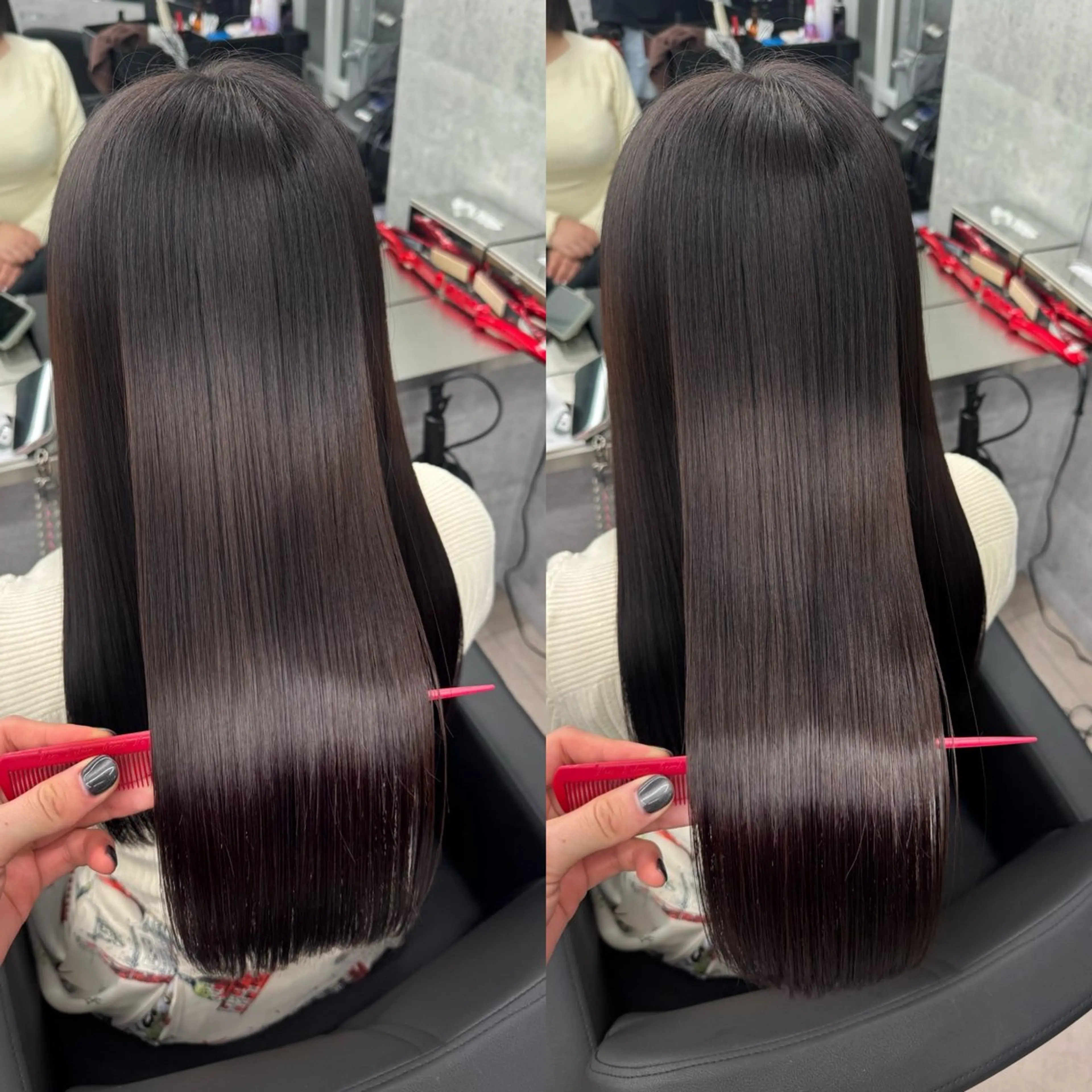 ロング カラー 髪質改善 縮毛矯正 トリートメント 🌈代表 🌈macotoのヘアスタイル