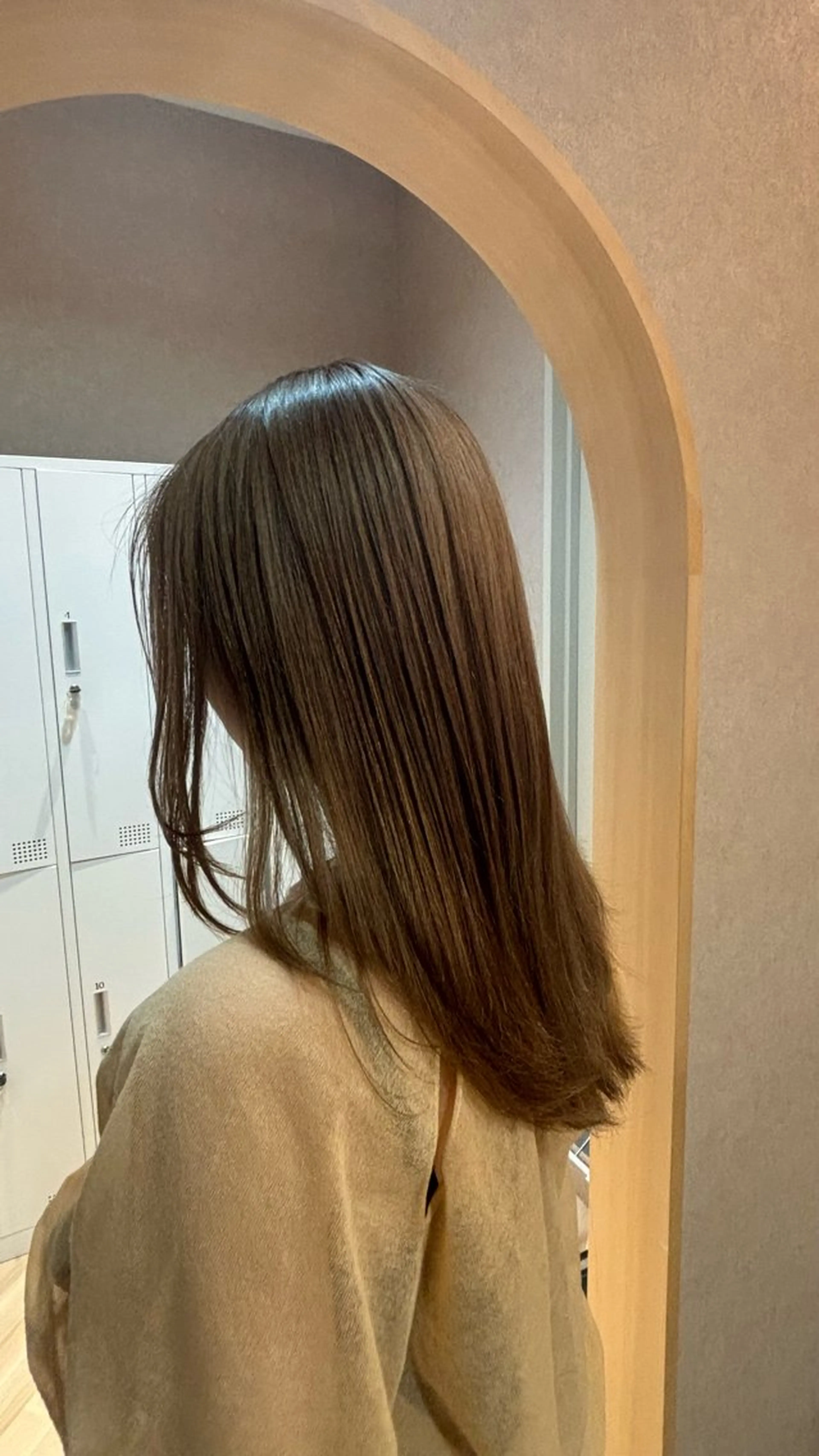 セミロング 透明感カラー🤎/ ツヤカラー/さくらのヘアスタイル