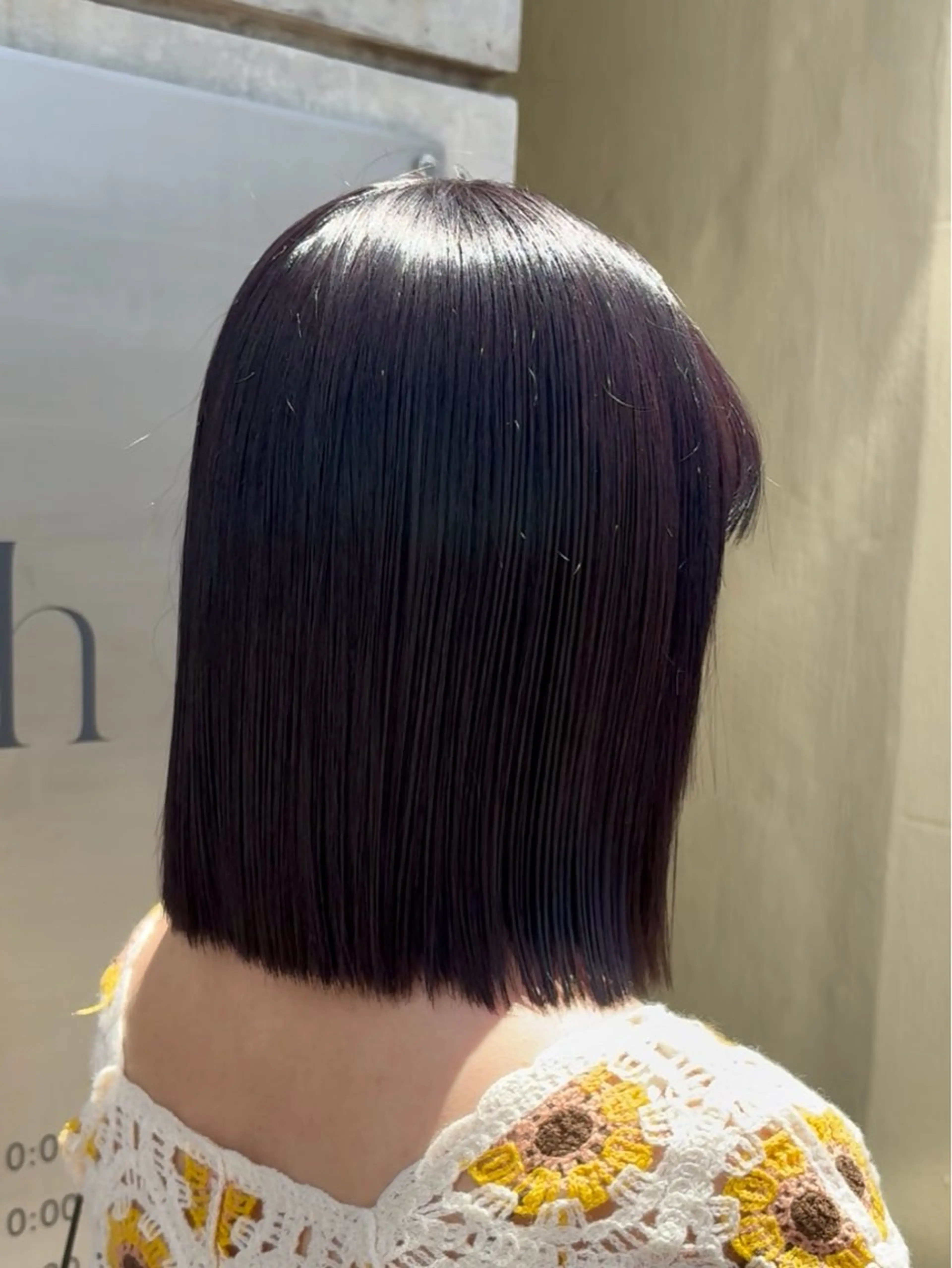 ショート カラー パーマ/カラーモデル ななほのヘアスタイル