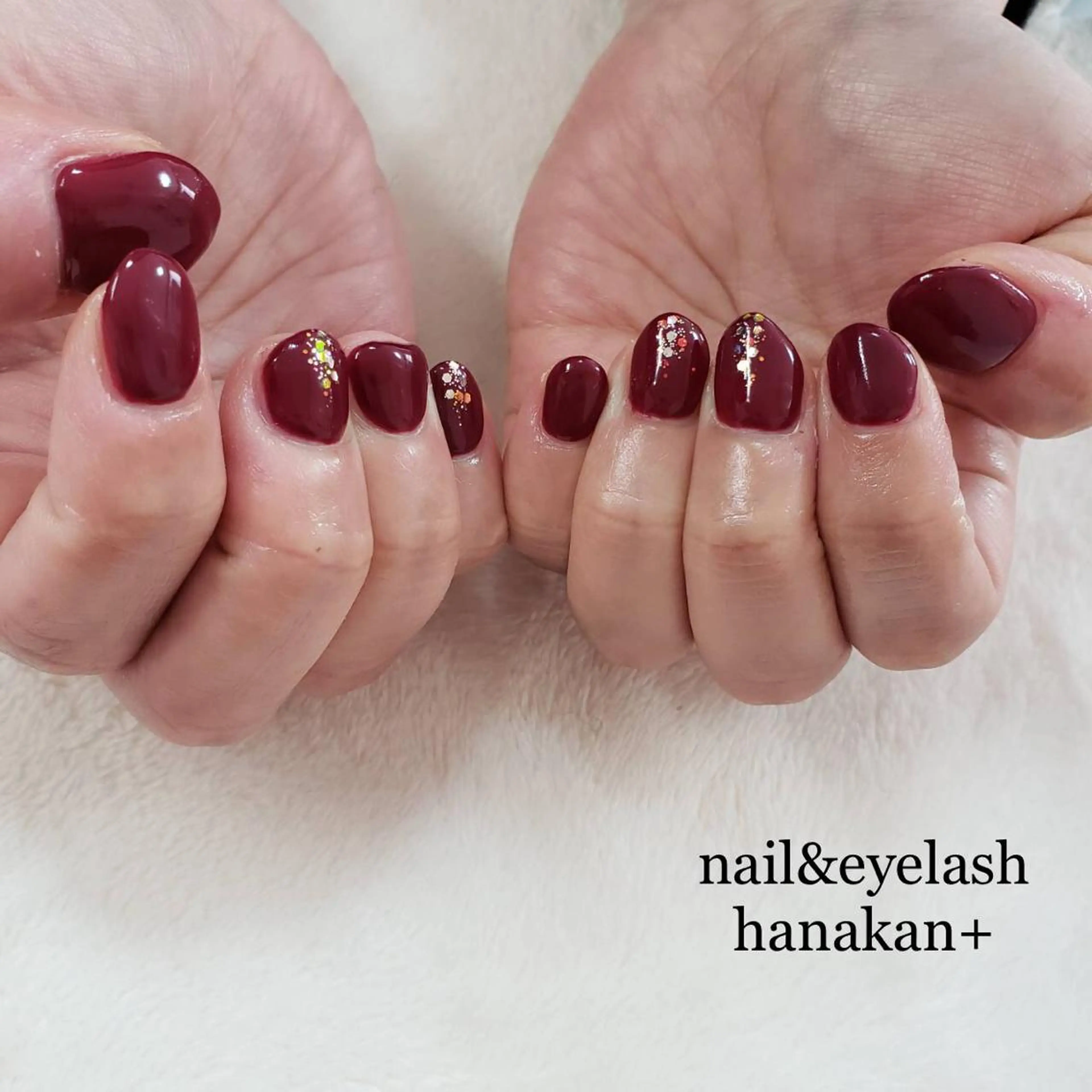 ネイル ラメ(グリッター) ハンドネイル S Fumiのマツエク・マツパデザイン