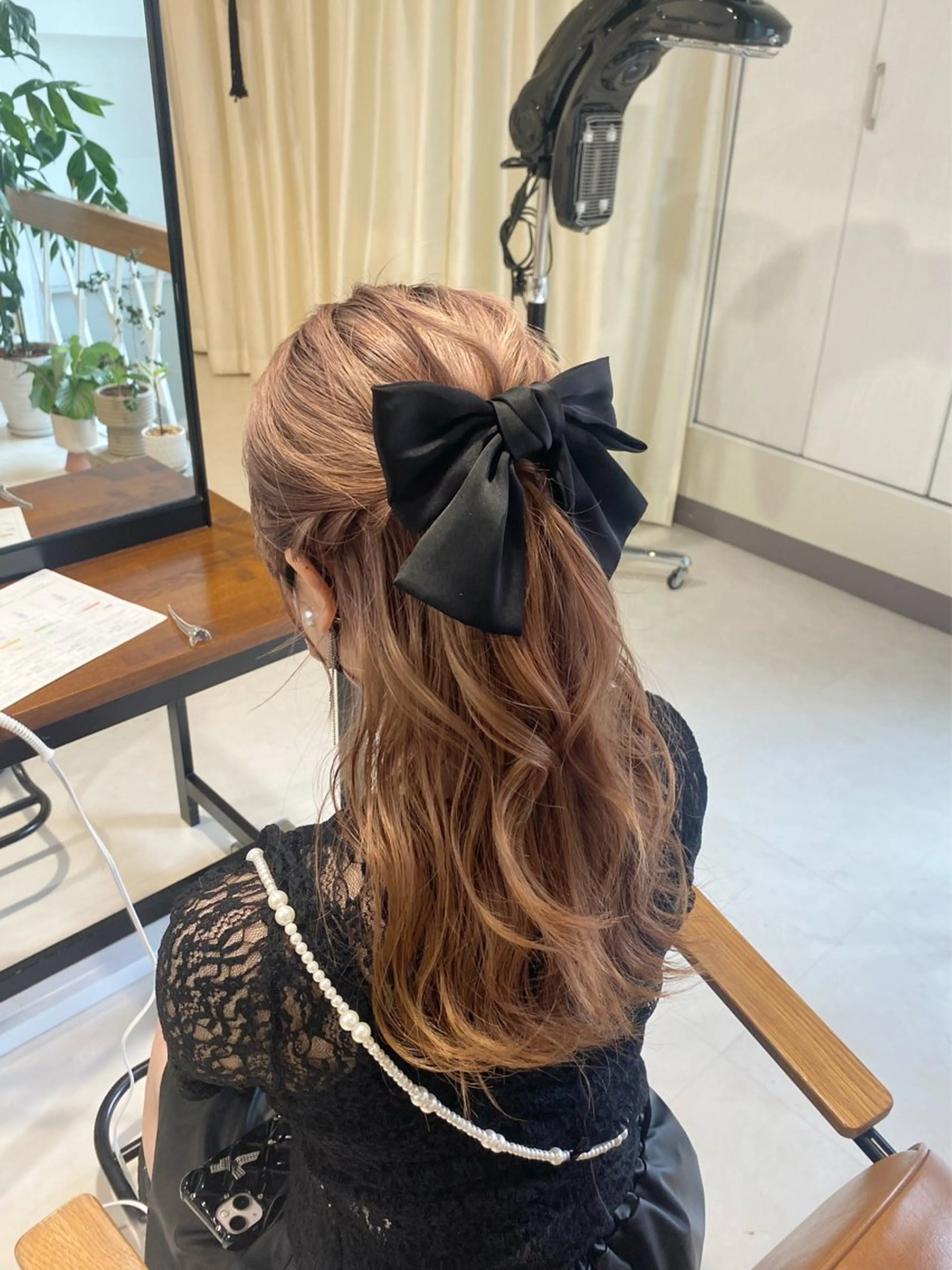【お出かけ前に🎀】韓国っぽナチュラルヘアセット 💕の写真