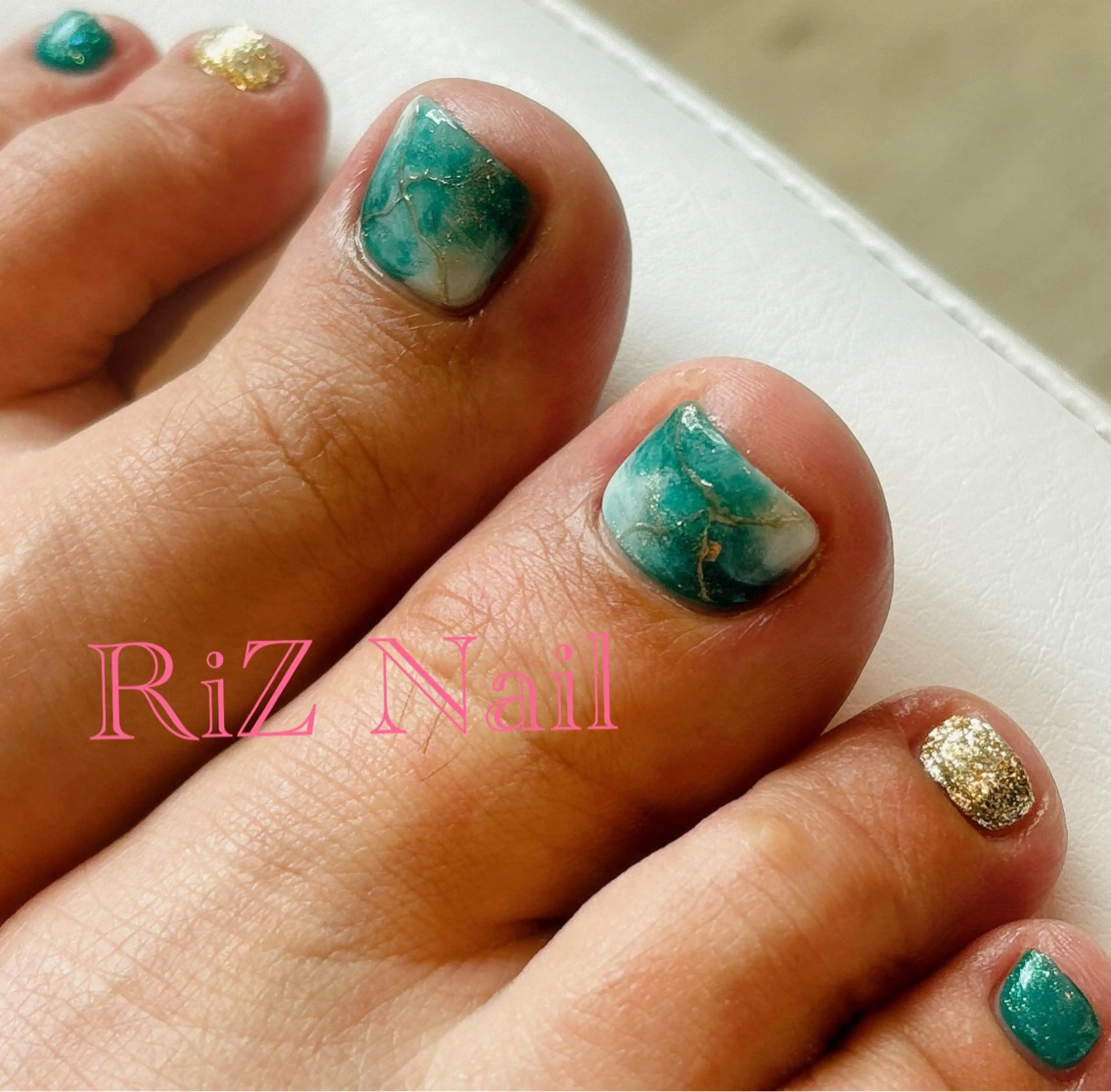 ネイル フットネイル フットネイル RiZ nail salonのネイルデザイン