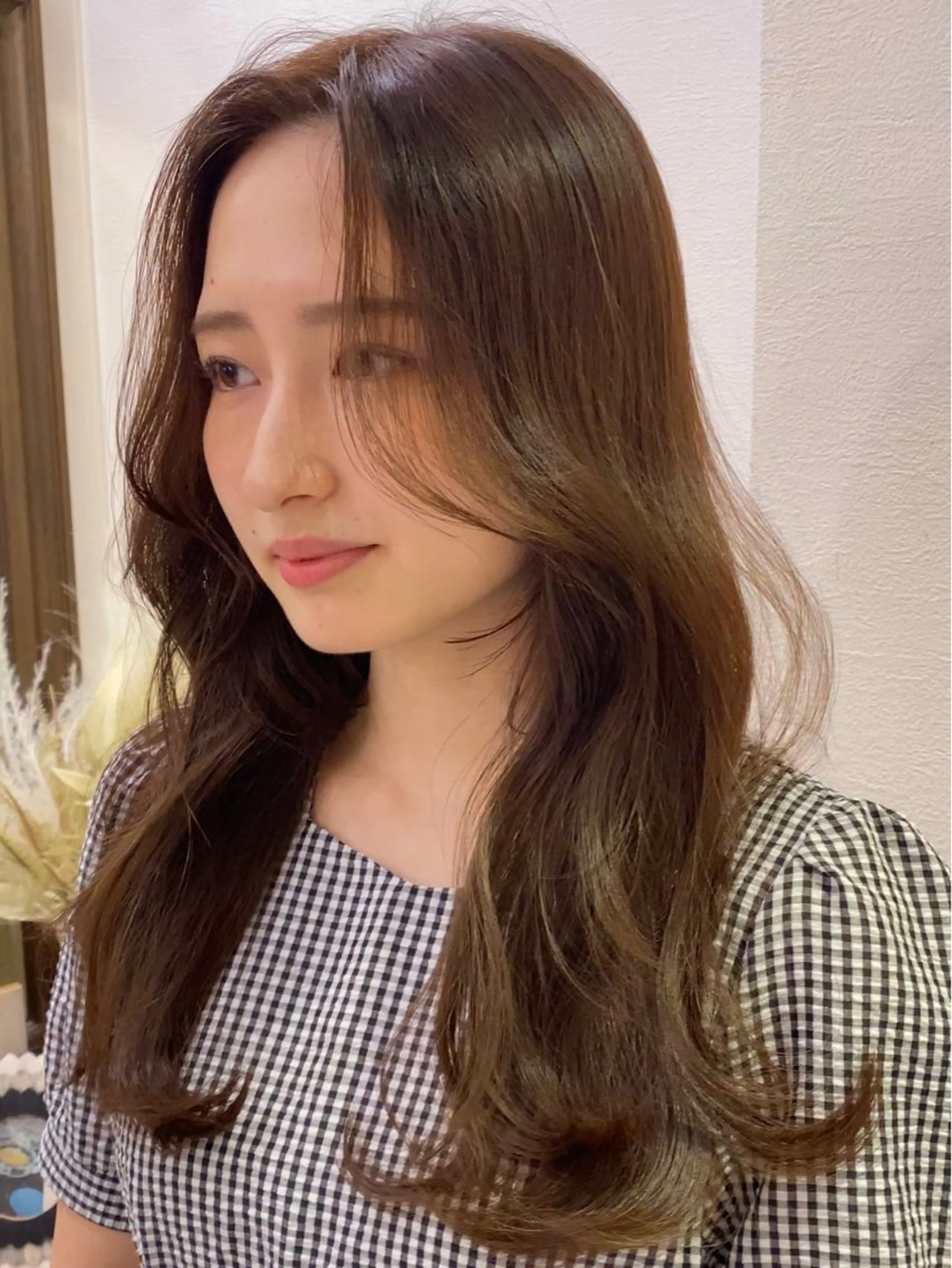 ロング カラー カット ヘアカラー トリートメント レイヤーカット /透明感カラー西田のヘアスタイル