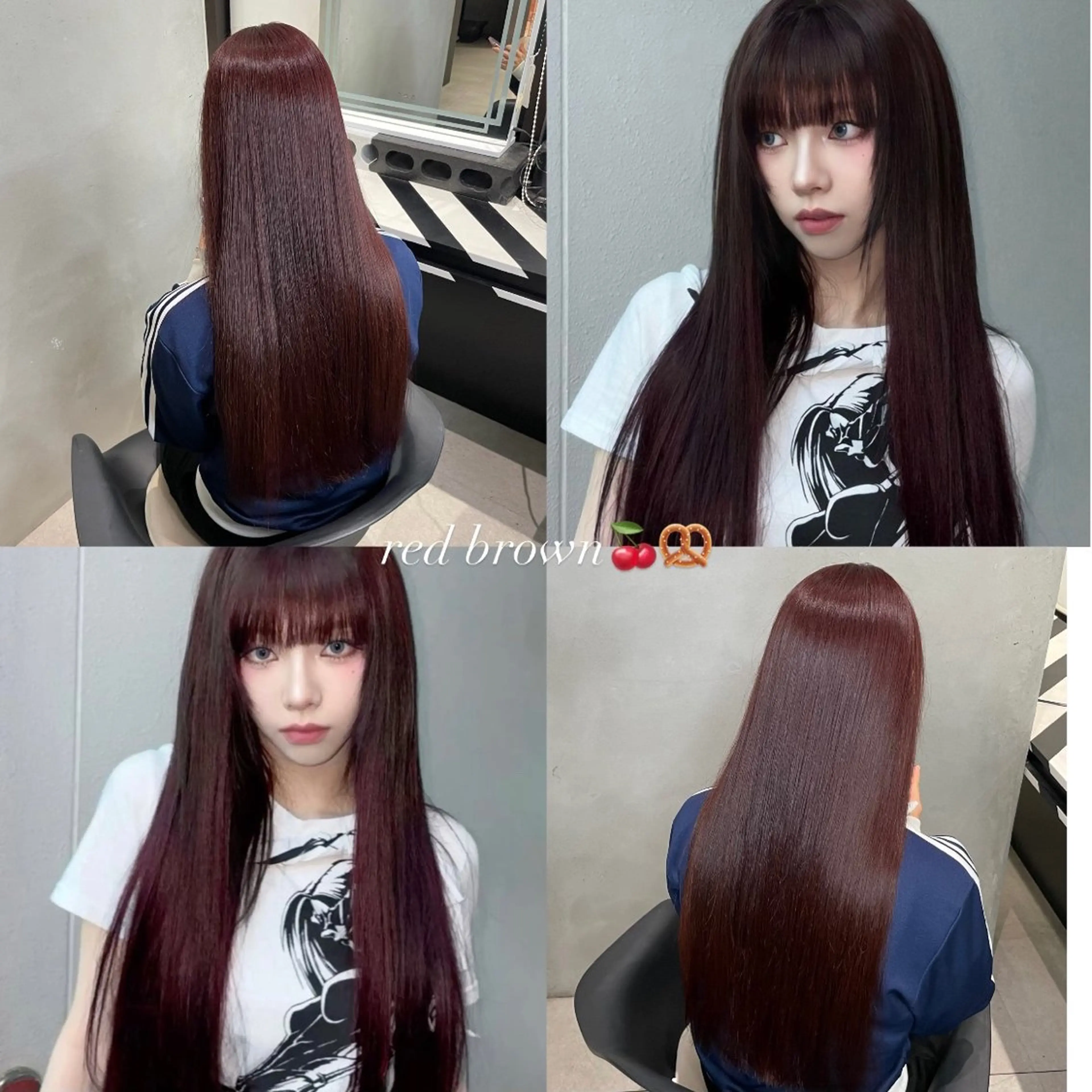 カラー Off-White 大阪所属・offwhite Nano🪩🧡のヘアスタイル