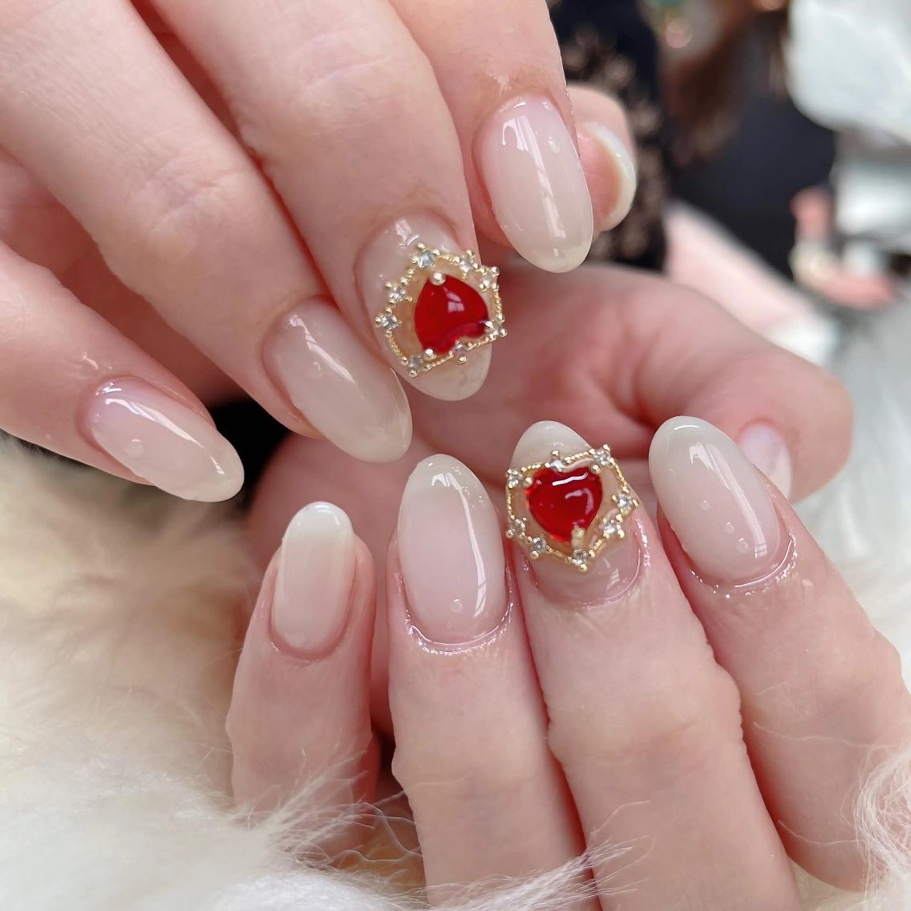 セミロング ハンドネイル ハンドケア 💜MIYA nail川崎店のネイルデザイン