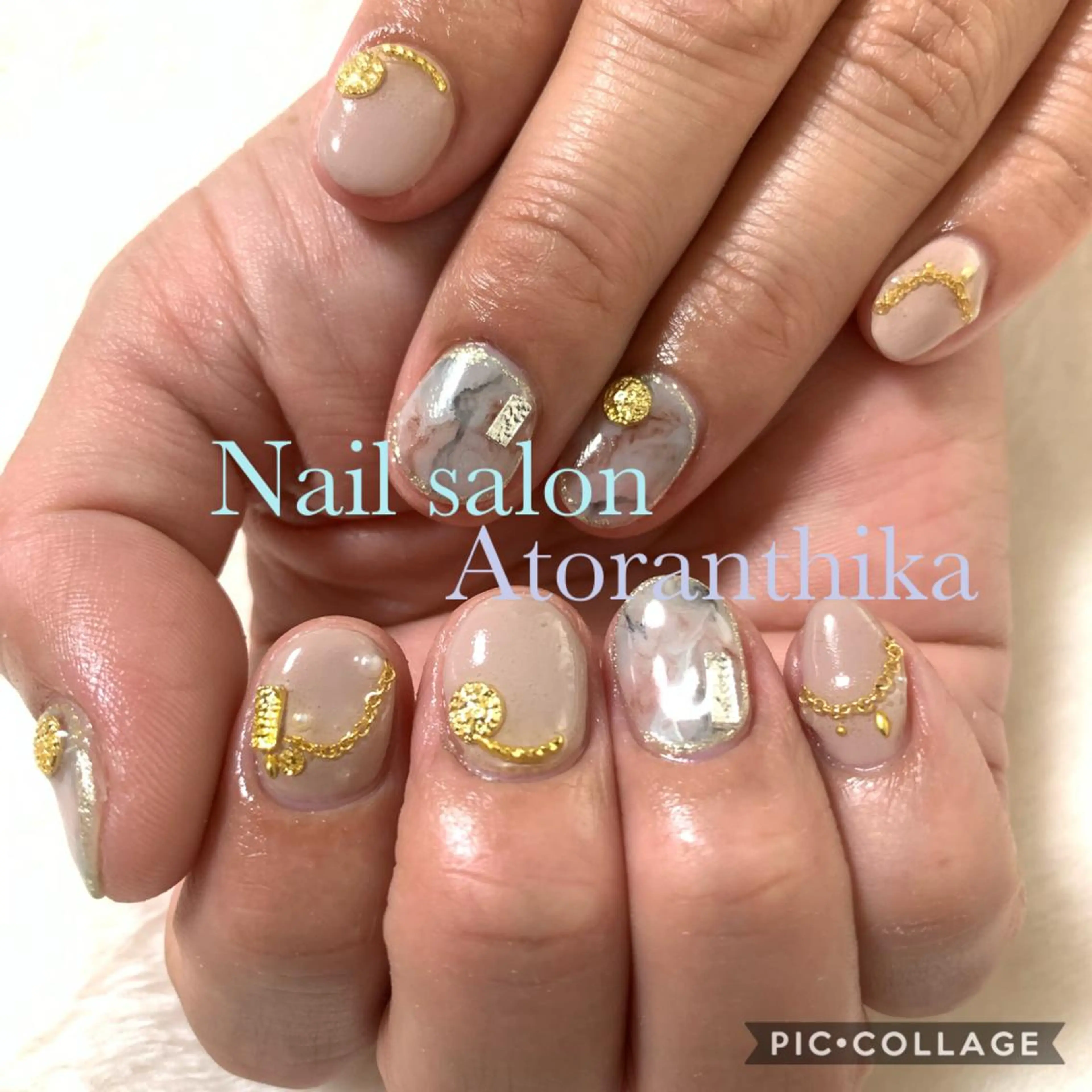ネイル 持ち込み ハンドネイル Nail salon Atlantica所属・Nail salon ✩ ｱﾄﾗﾝﾃｨｶのネイルデザイン