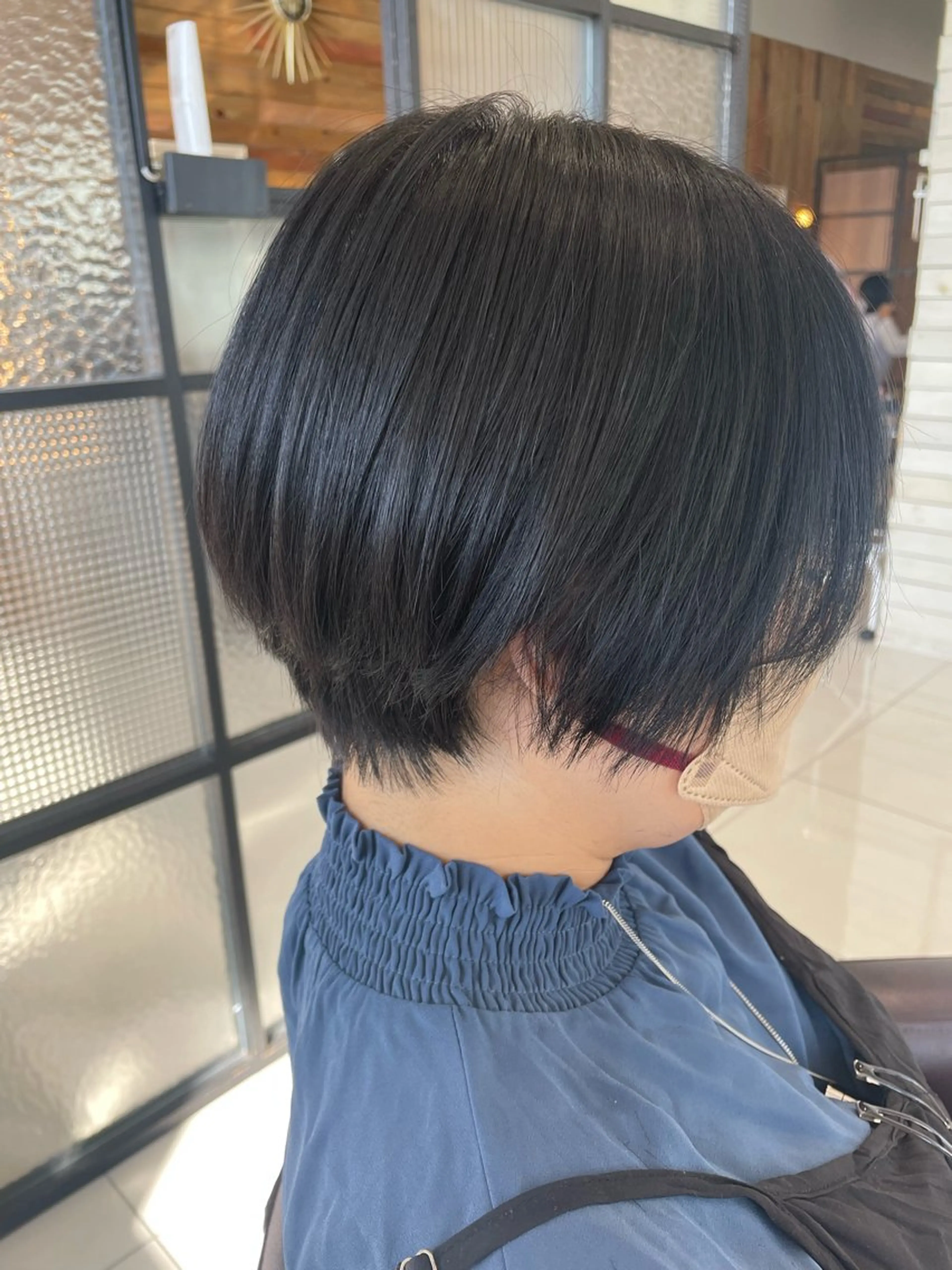 ショート カット ちぐさ/暖色/ ワンカラー🤍のヘアスタイル