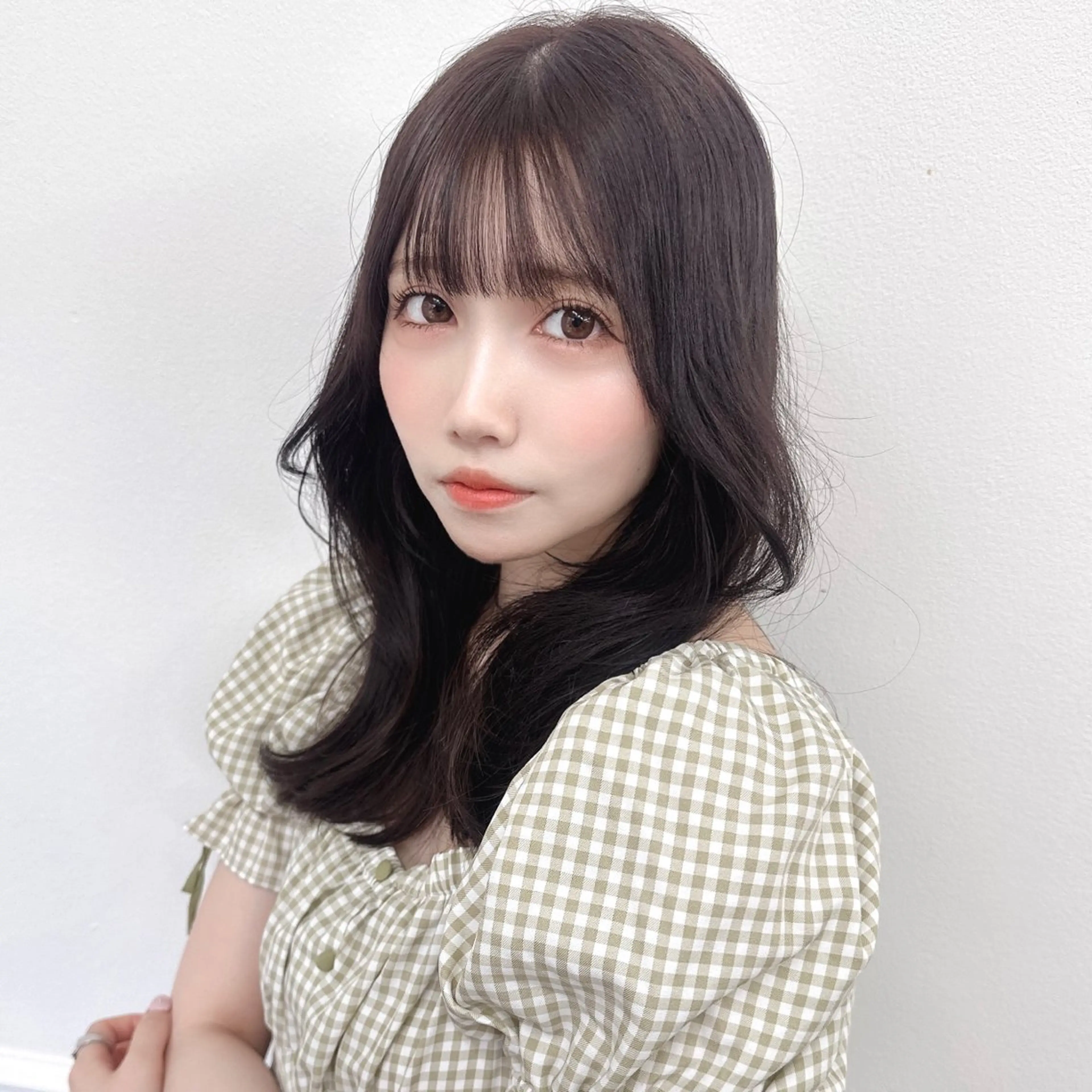 ミディアム カラー ✨️美髪矯正×似合わ せ艶カラー✨藤田透のヘアスタイル