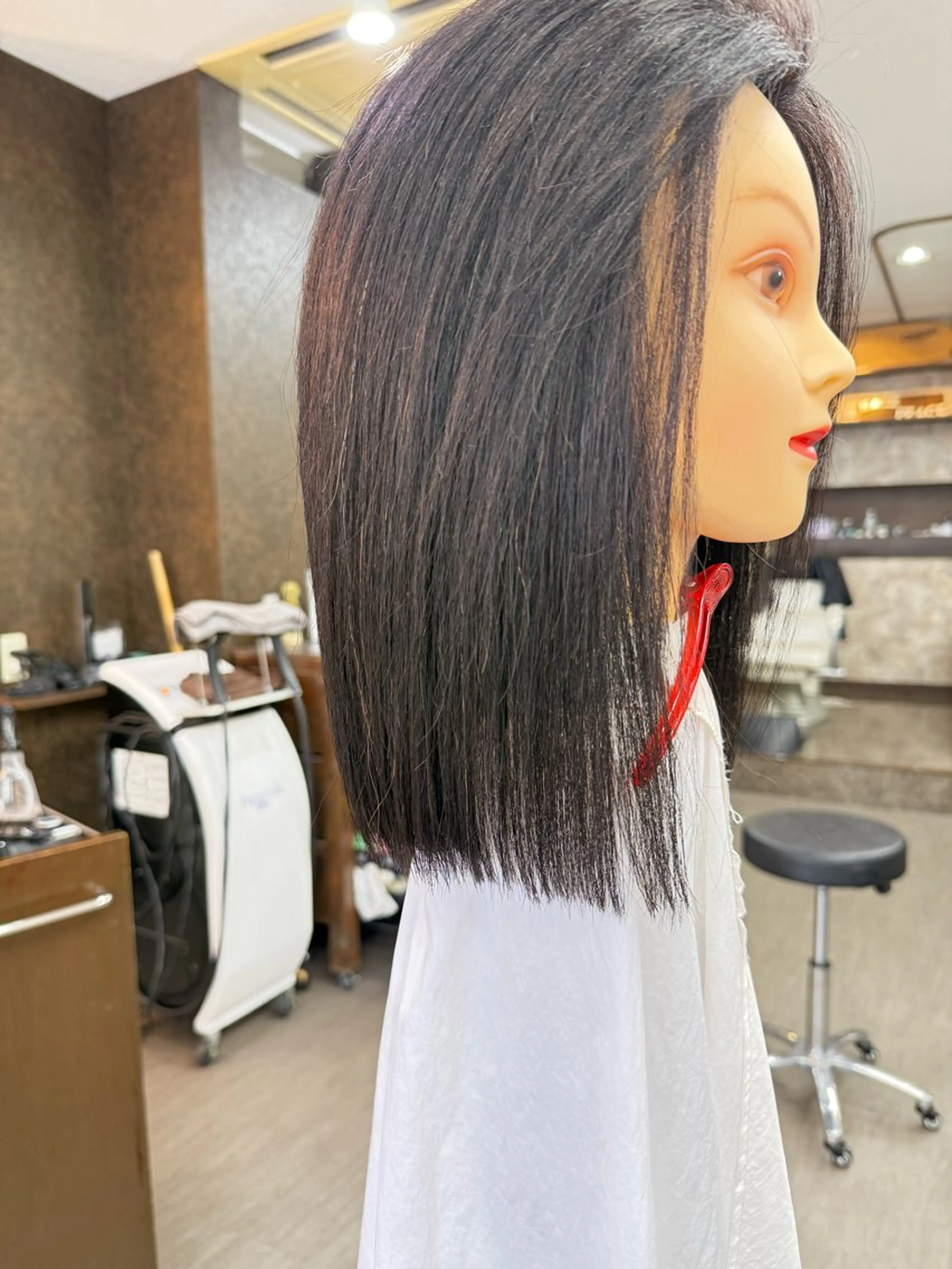 ミディアム ボブ Hair Peace所属・戎 歩のヘアスタイル