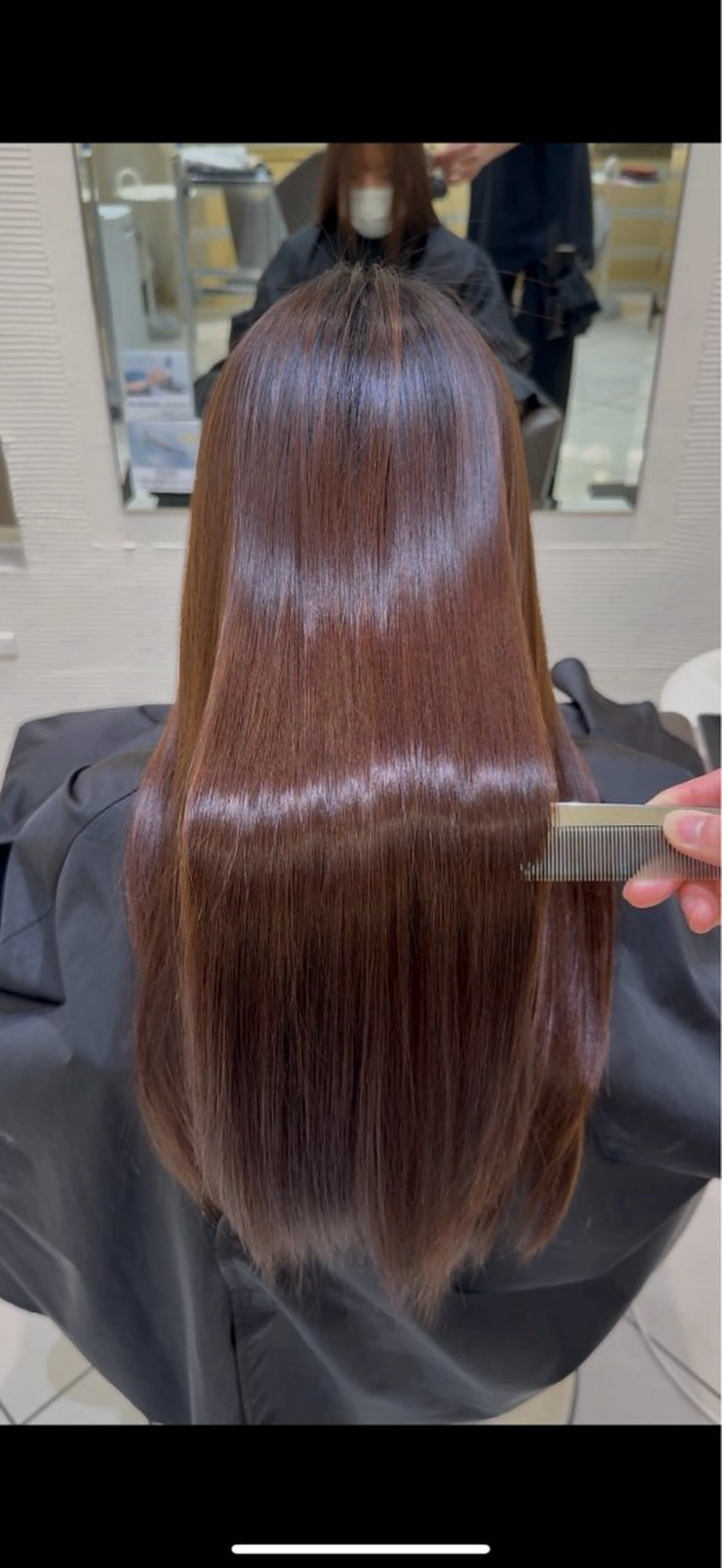 ロング 縮毛矯正 メンズ縮毛矯正 ブリーチカラー/まやのヘアスタイル