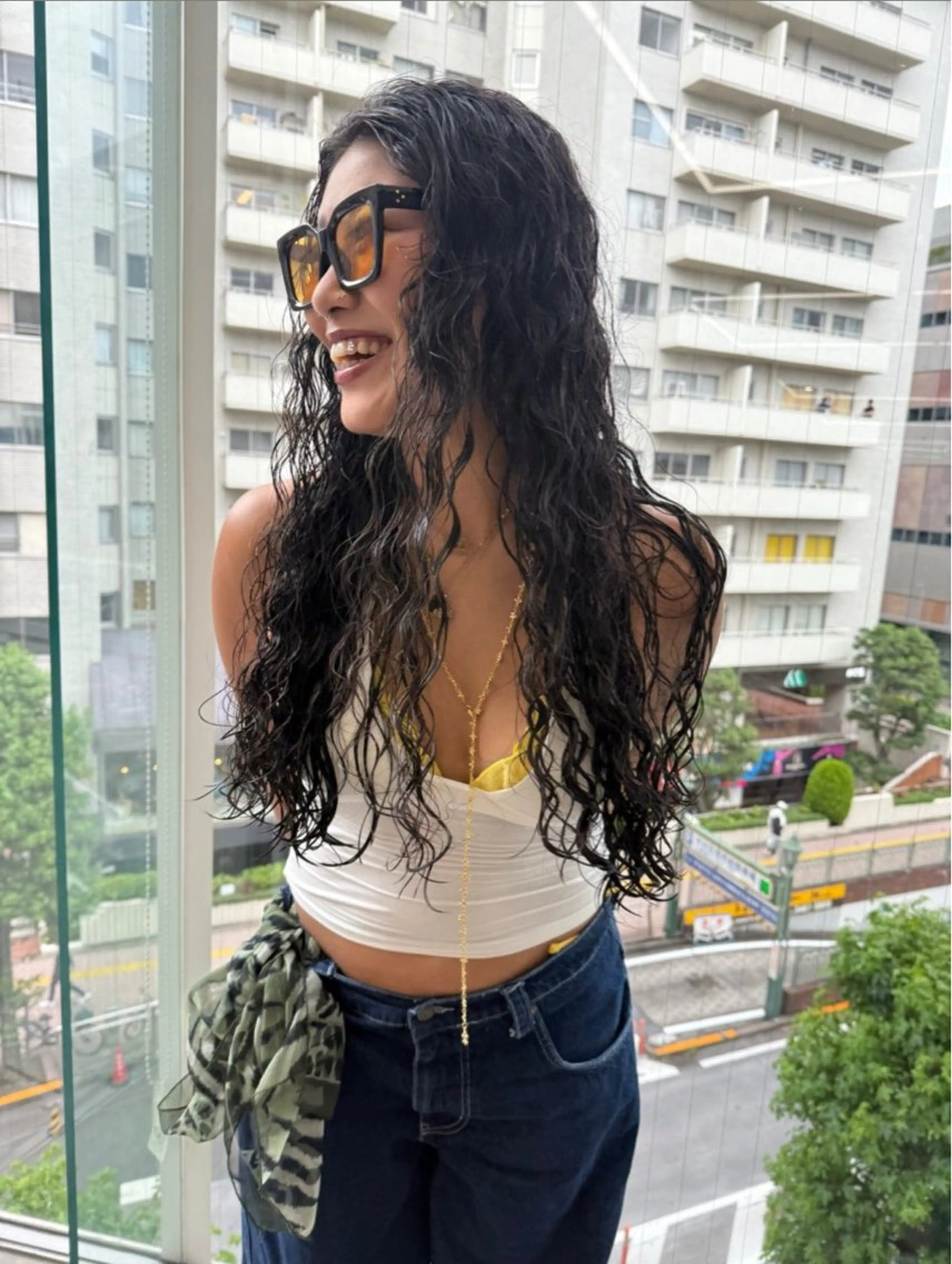 ロング パーマ パーマ スパイラルパーマ 🌐hina⭐️のヘアスタイル