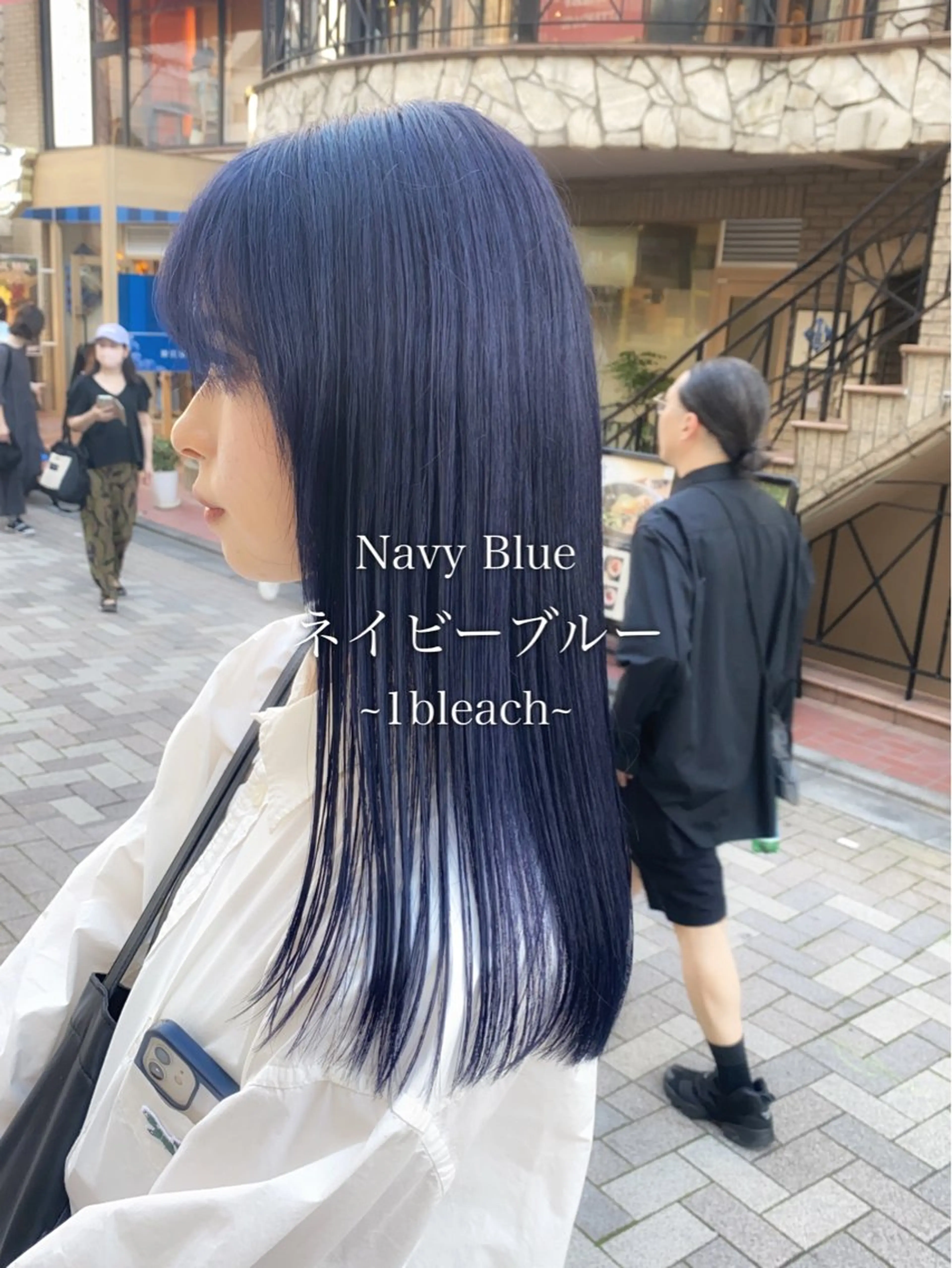 セミロング カラー THESALONS所属・🤍ブリーチカラー /寄田龍樹🤍のヘアスタイル